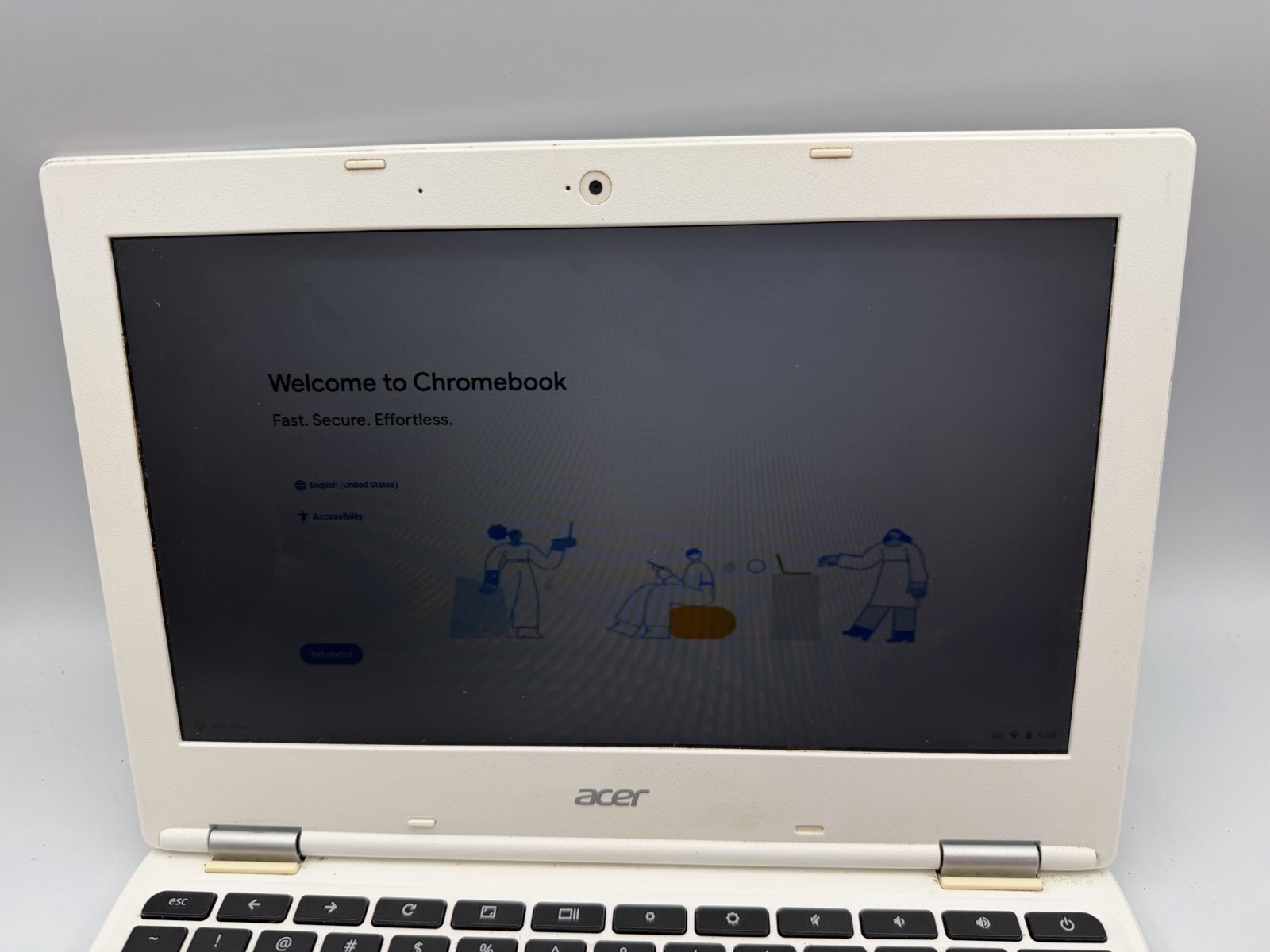 Acer Chromebook 11 CB3-131 Intel Chromebook Laptop 11.6” Chrome OS White
