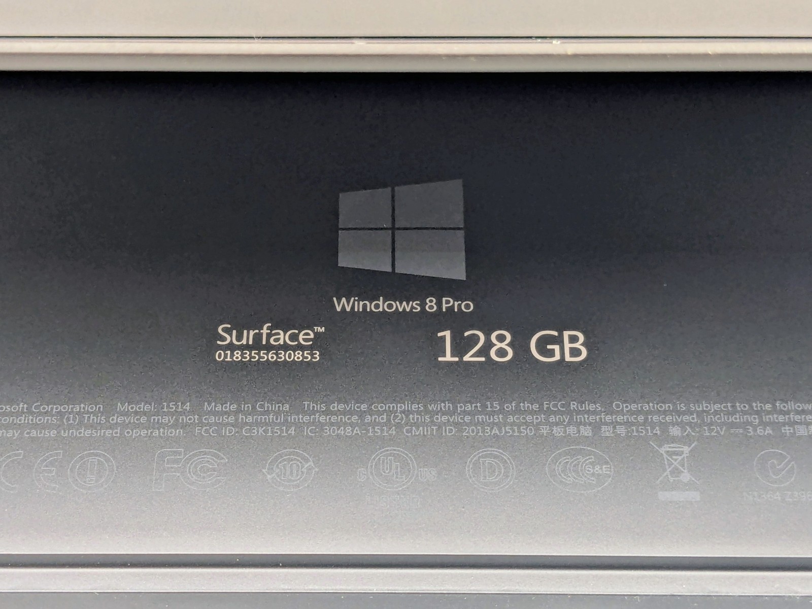 Microsoft Surface Pro 1 2-in-1 10″ FHD Touch I5-3317U 128GB SSD 4GB W10 *READ*