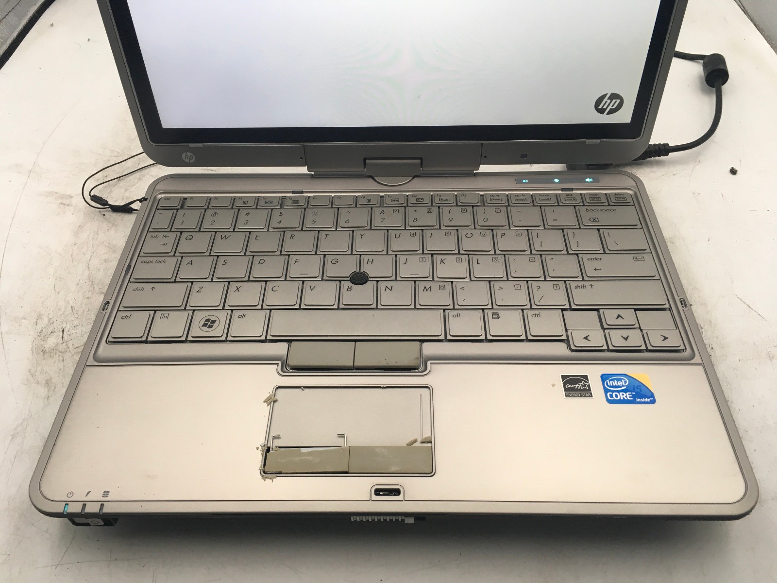 HP ELITEBOOK 2740P – FOR PARTS/BIOS LOCK – INTEL i5-540M – NO RAM – READ – BB