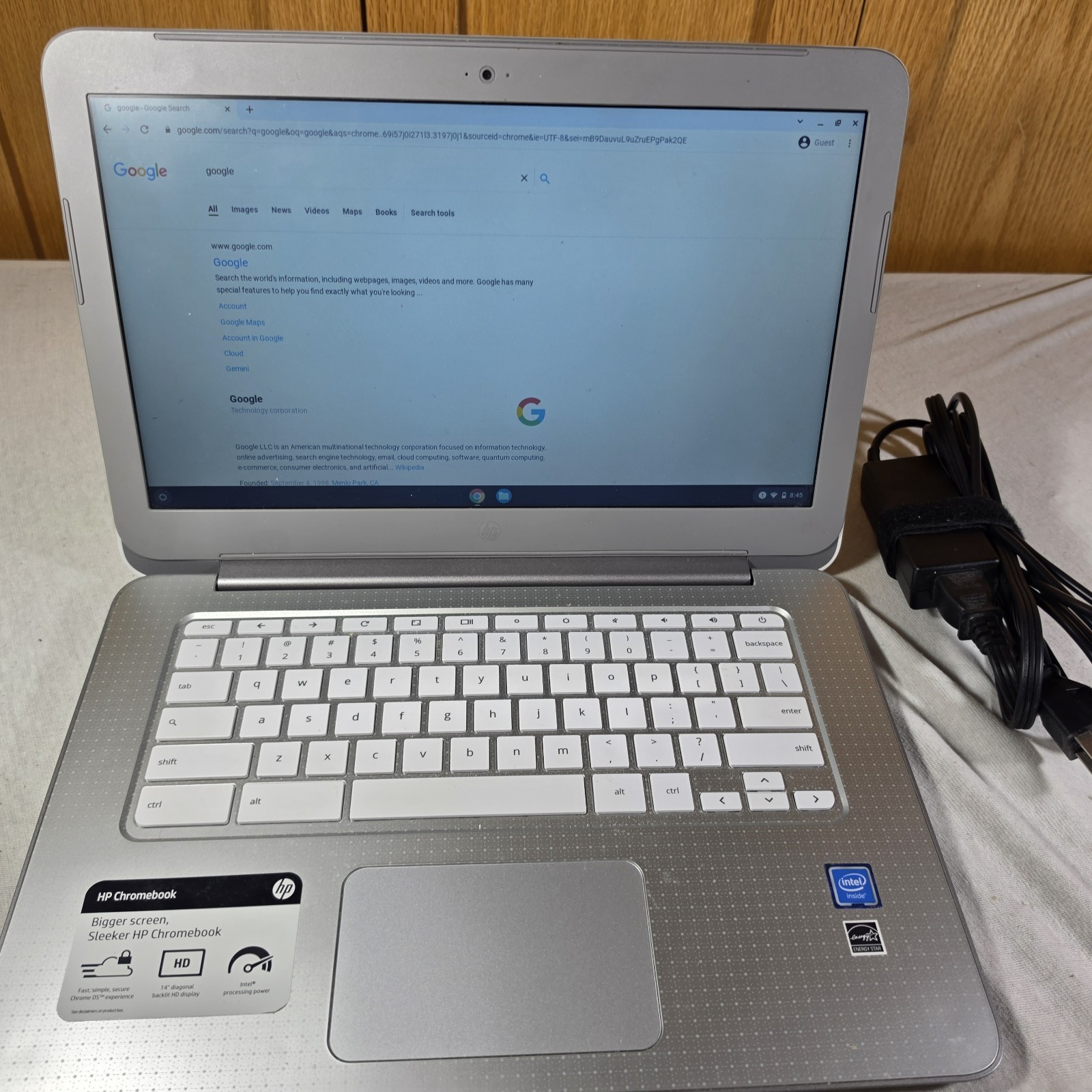 HP Chromebook TPN-Q167 – 14″ Used -tested & Works Great! IS 13252 Power Supply