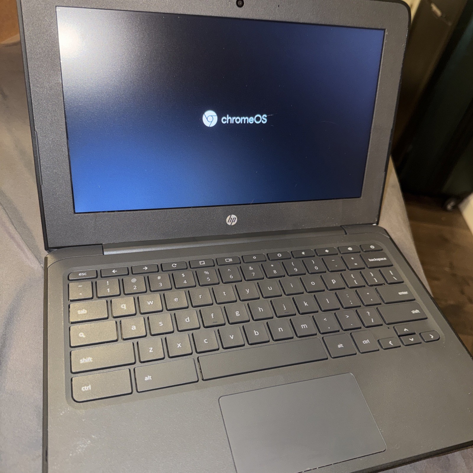 HP Chromebook 11 G6 EE 11.6″ 16GB N3350 ChromeOs dark gray runs well nice clean