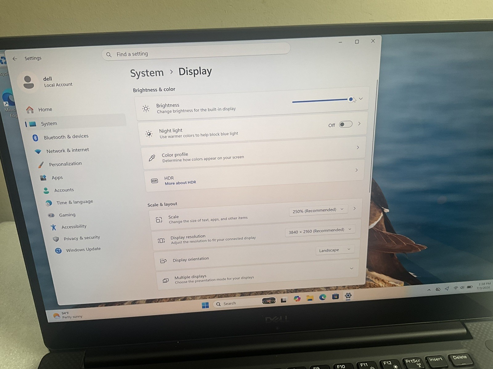 Dell XPS 15 9570 /TOUCH /i7-8750H CPU/16GB RAM/512GB SSD/GTX 1050TI/W11Home