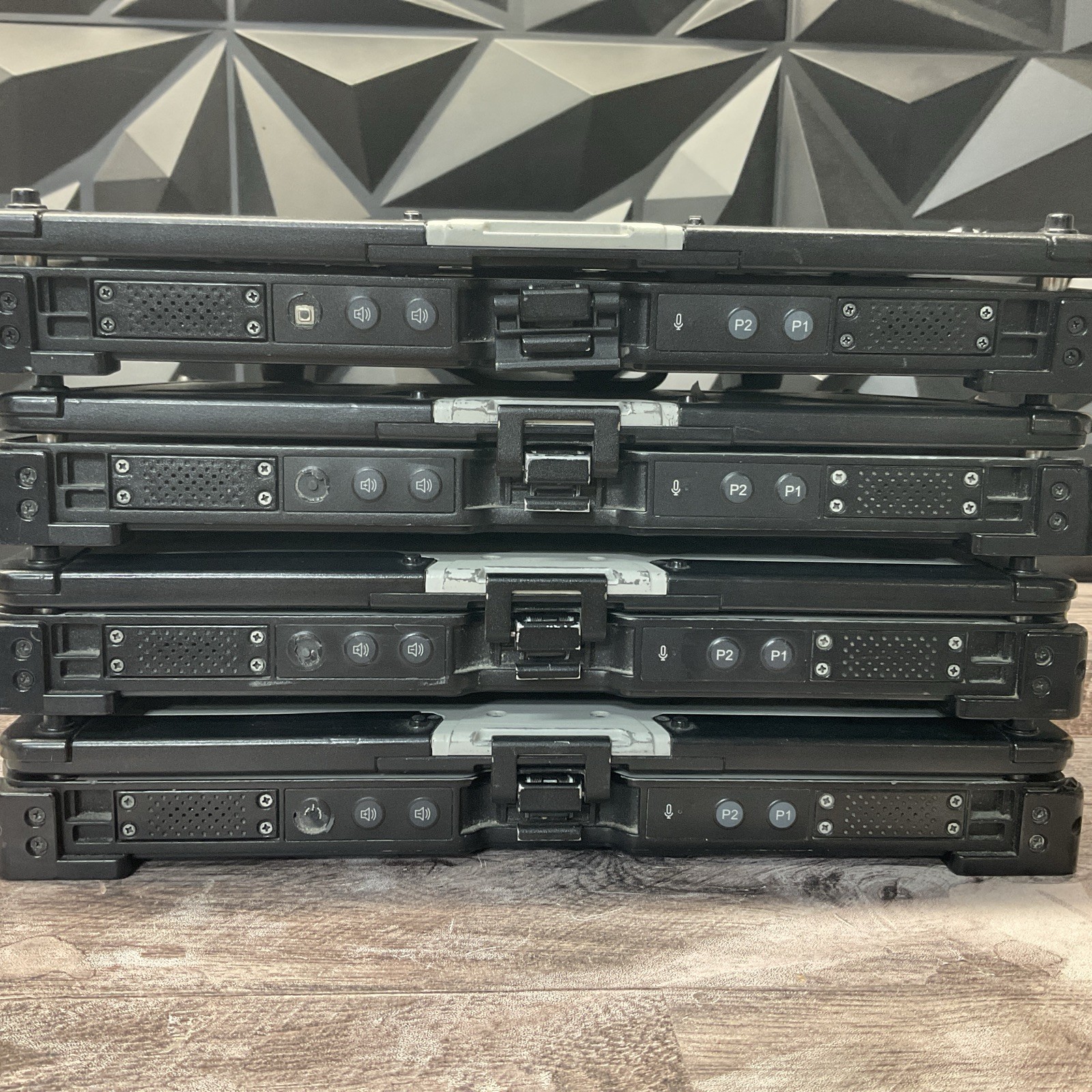 Lot of 4 GETAC V110 G3 / I5 6th / Rugged Laptop Tablet PC / A10