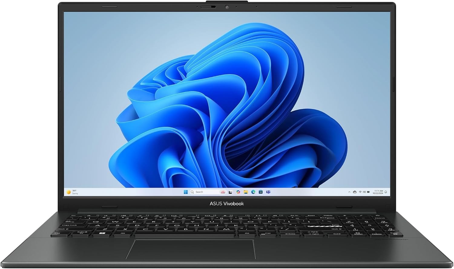 Vivobook Go 15 – Military Grade Slim Laptop, 256GB SSD, Fast Charging, Webcam.