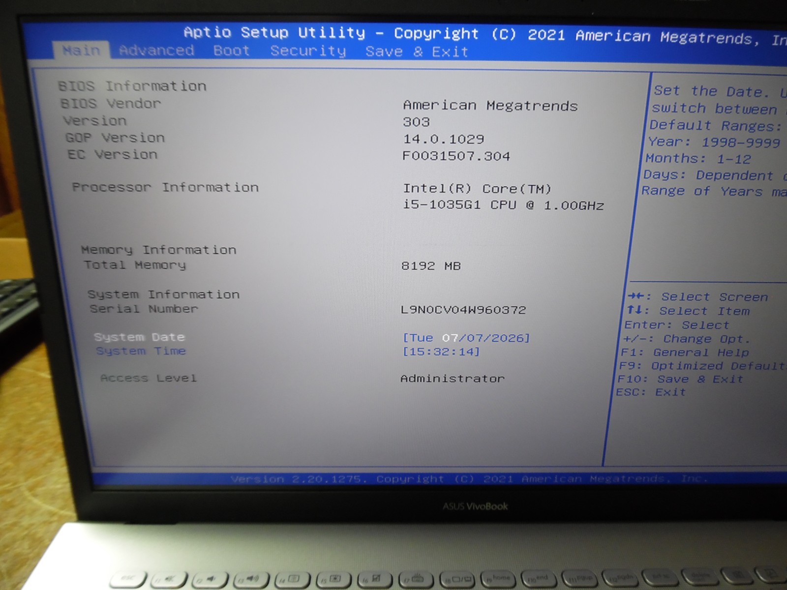 ASUS Vivobook 17-S712J Notebook—PARTS ONLY/ FOR REPAIRS