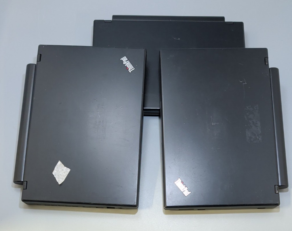 Lot of 3 Lenovo ThinkPad x120e- AMD E-340/1.60GHz/4GB RAM/No HDD-No OS