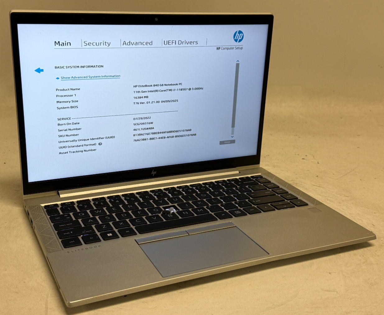 HP EliteBook 840 G8 14″ (i7-1185G7 3.0GHz – 16GB RAM – 512GB SSD – Win11Home)*