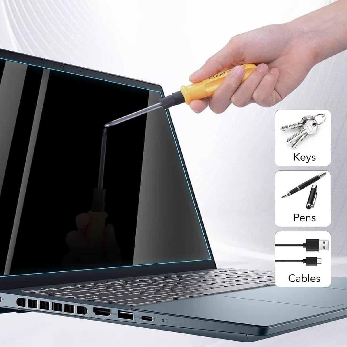 Screen Protector Compatible with Lenovo ThinkPad E560 – ClearTouch Glass (2-Pack