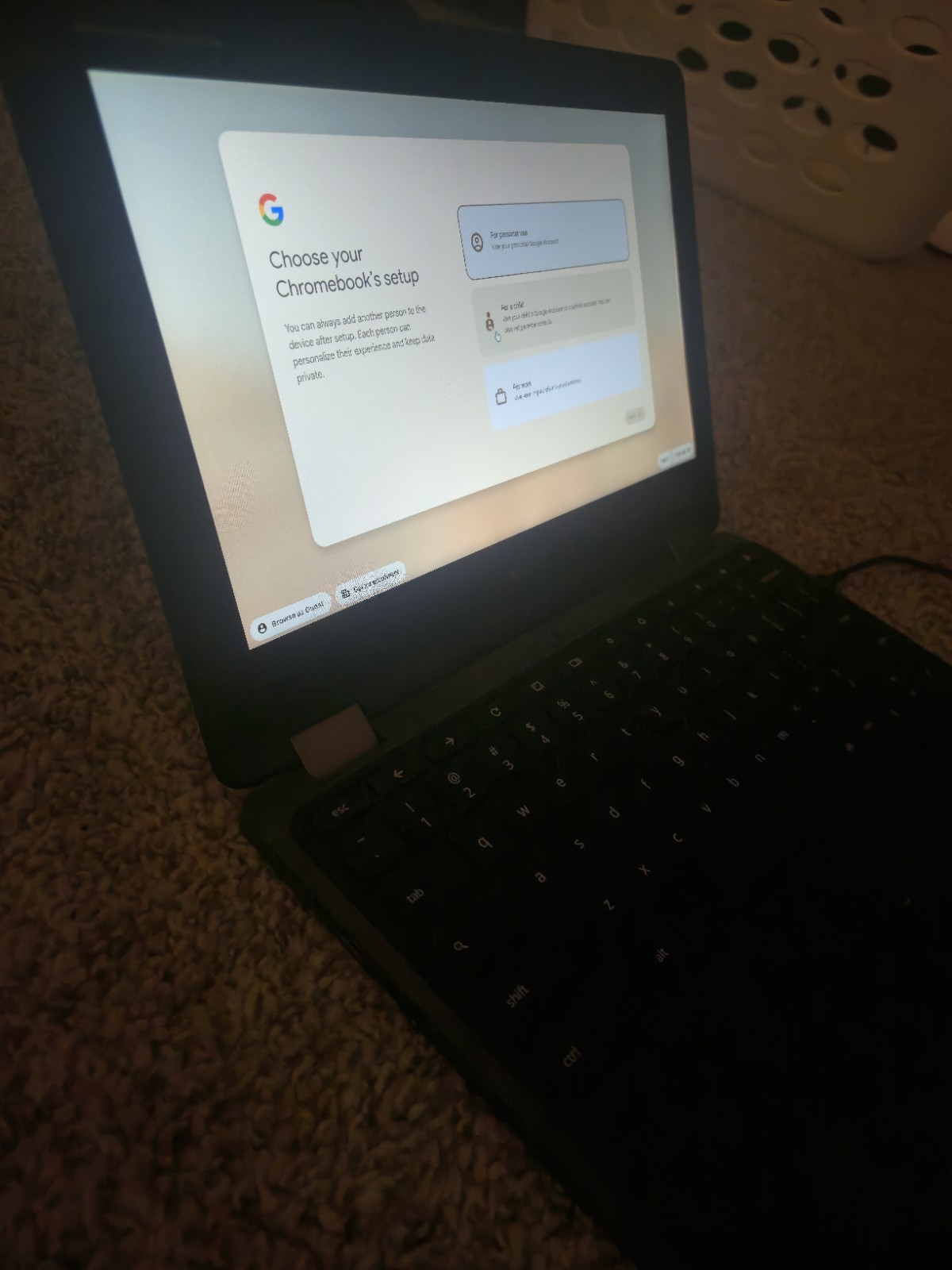 Acer Chromebook Spin 11 2 in 1 11.6″ Touchscreen Intel 4GB RAM 32GB HD