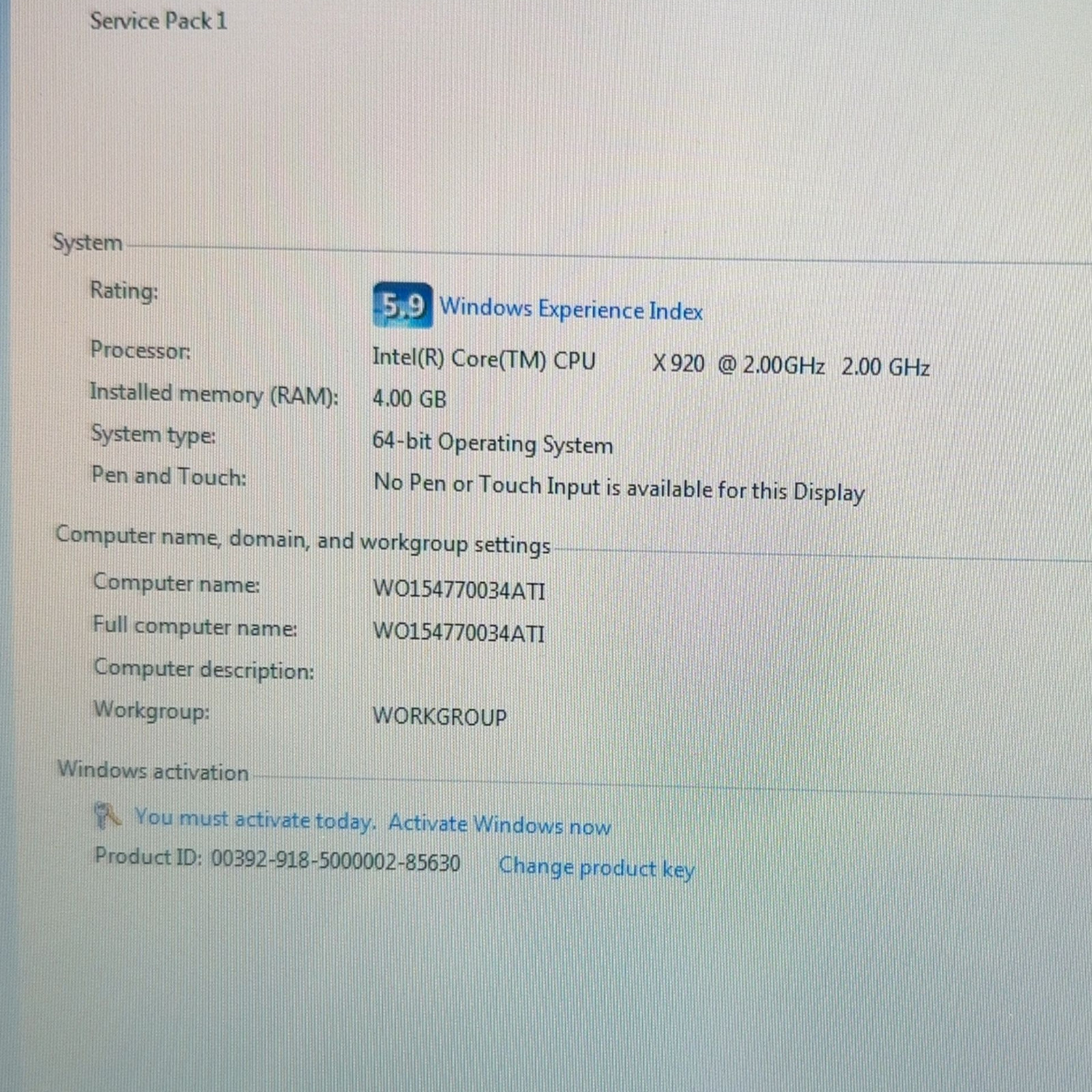CLEVO W860CU 15.6″ Gaming Laptop i7 X920 2.0GHz 4GB RAM 320GB HDD Win 7 HDMI