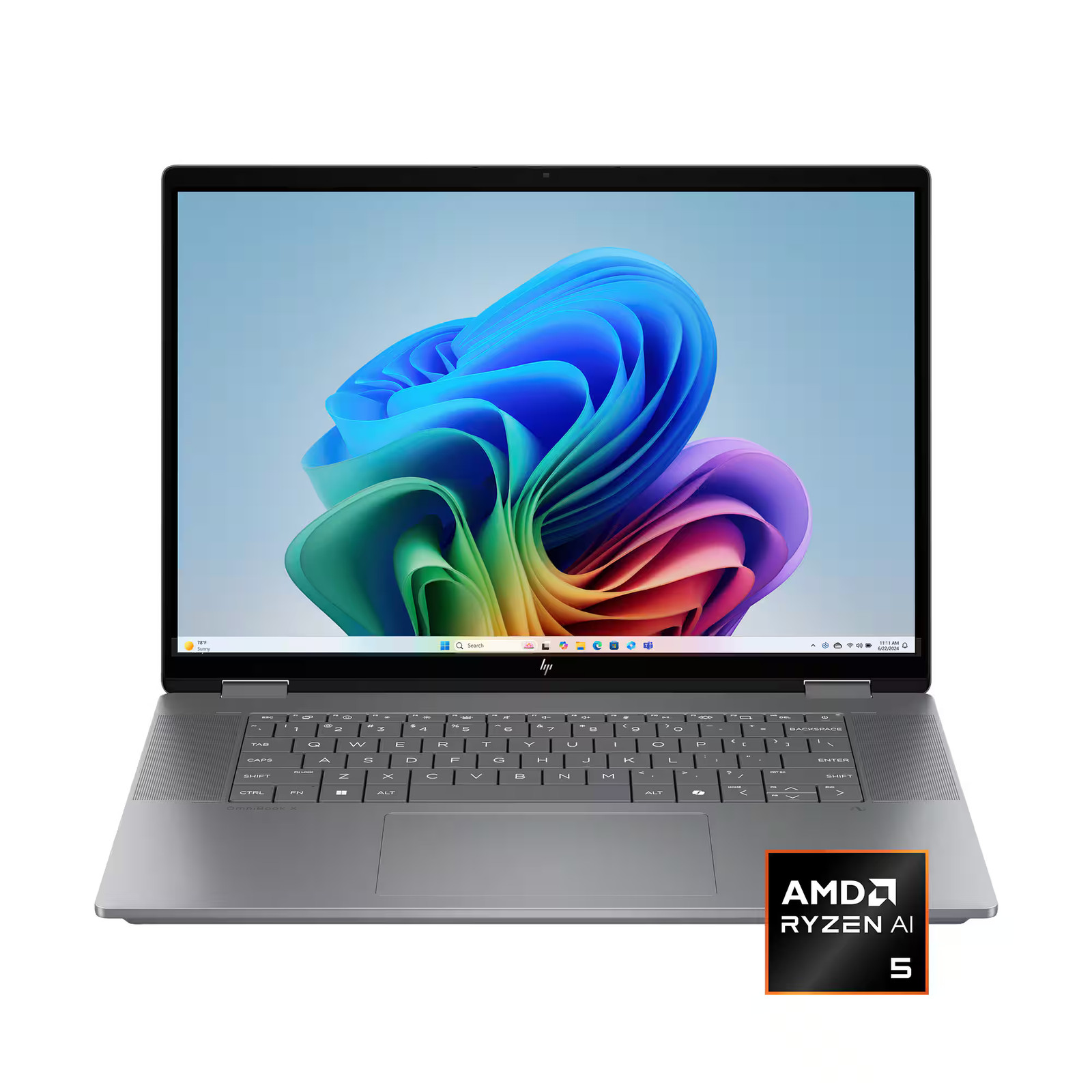 HP – OmniBook X Flip 2-in-1 – Copilot+ PC – 16″ 2K Touch-Screen Laptop – AMD …