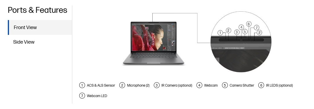 HP ZBook 8 G1i 14 Mobile Workstation PC 14″ U7 265H 64GB 1TB SSD RTX 500 Pro