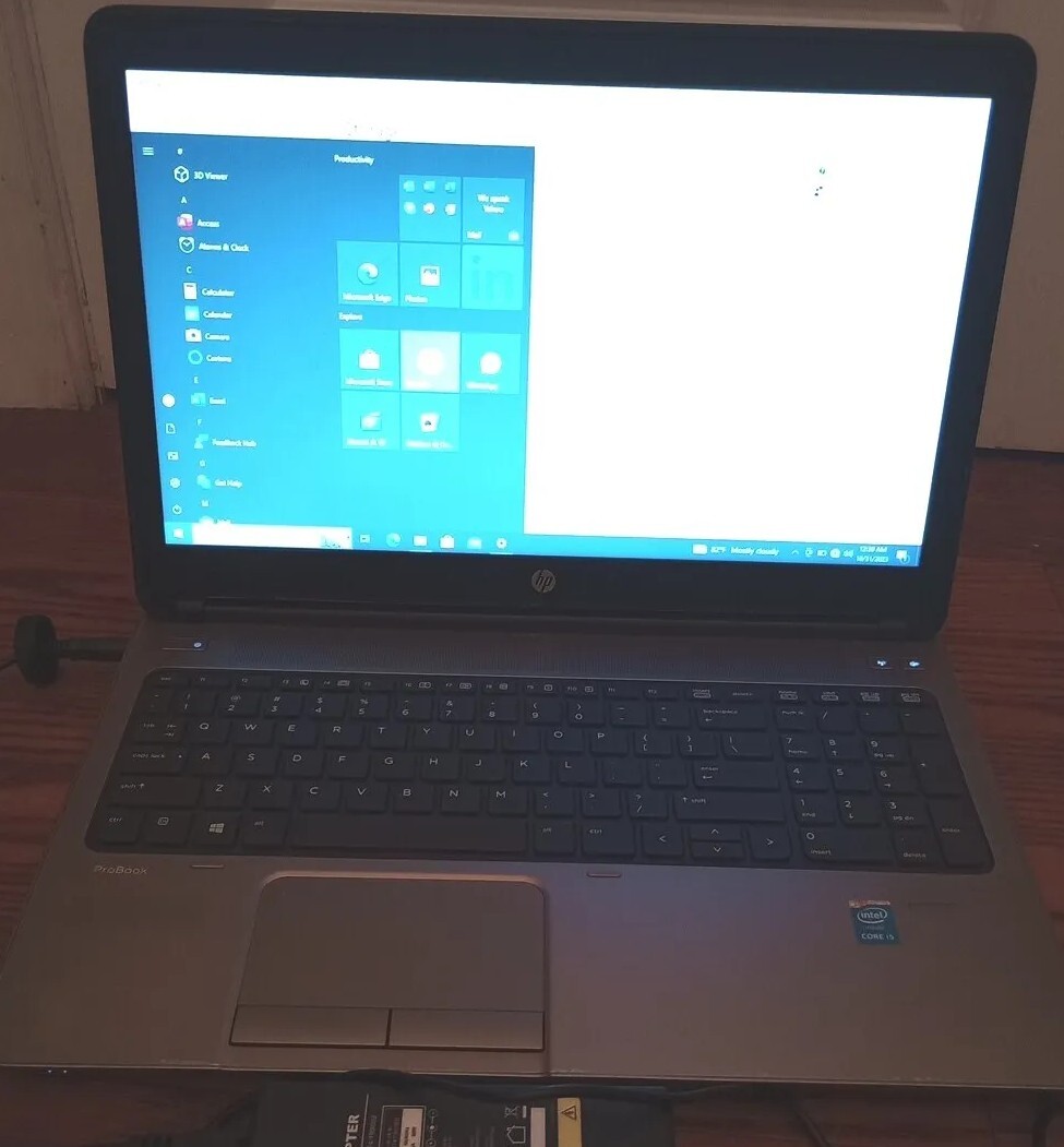 HP PROBOOK 650 G1 INTEL CORE i5 4GB RAM 64 Bit Windows 10 Pro