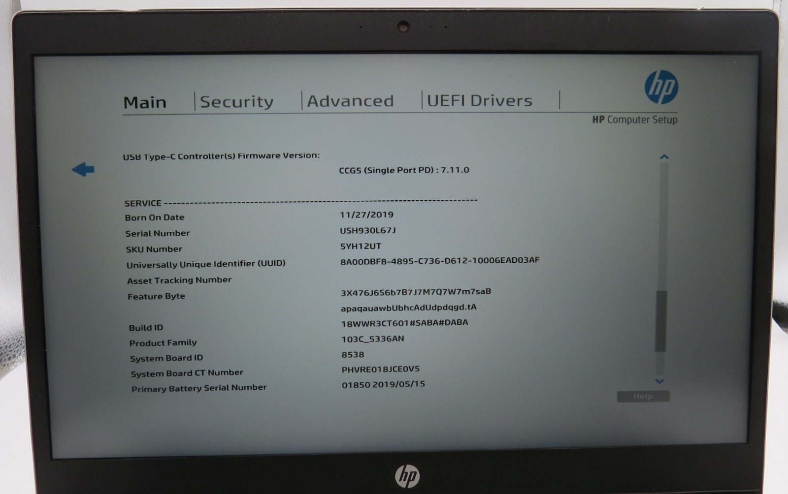 HP ProBook 450 G6 i7-8565U @ 1.8 GHz 8GB RAM 480GB & 256GB SSD MX130 No OS