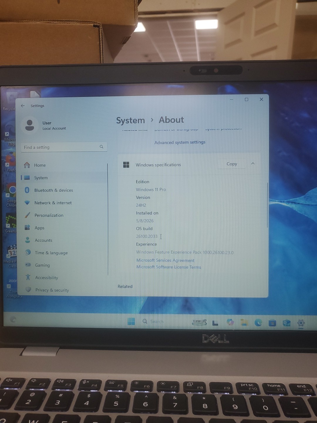 Dell Precision 3550 Laptop – i5-10310U 8GB 256GB SSD 15.6″ 051426-4