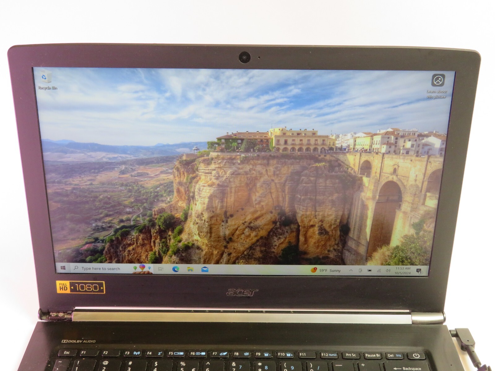 ACER ASPIRE S13, i7-6500U, 8GB RAM, 512GB SSD, BACKLIT, WIN 10