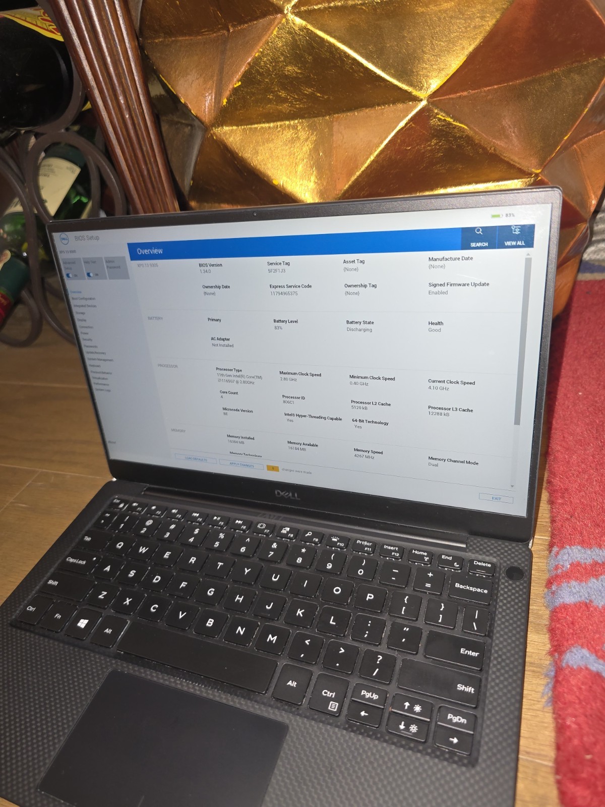 Dell XPS 13 9305 11th Gen i7-1165G7 16GB 512GB SSD Windows 11 – W/ Charger