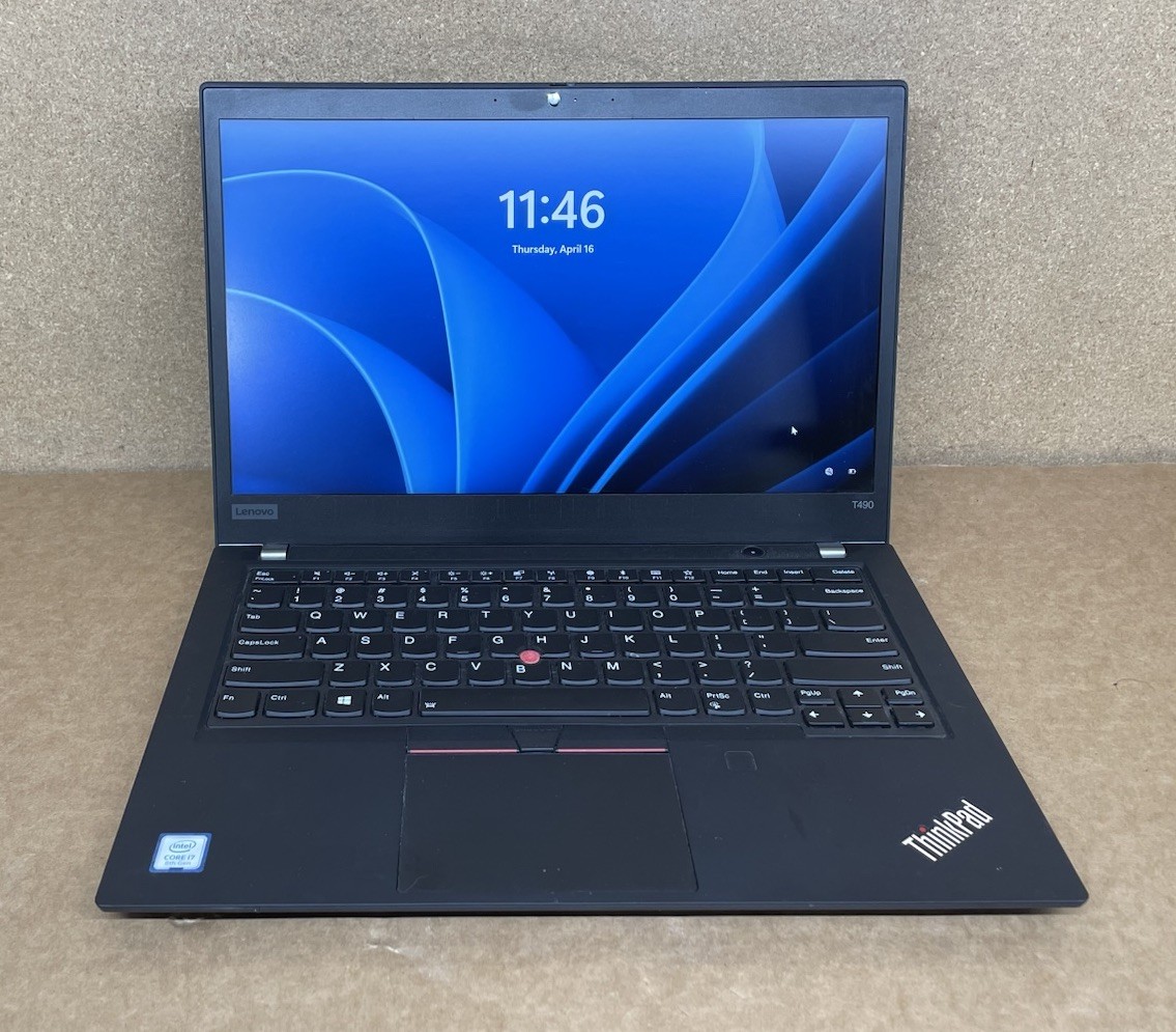 Lenovo ThinkPad T490, Intel Core i7-8565U @1.80Ghz , 8GB RAM, 256SSD, WIN 11