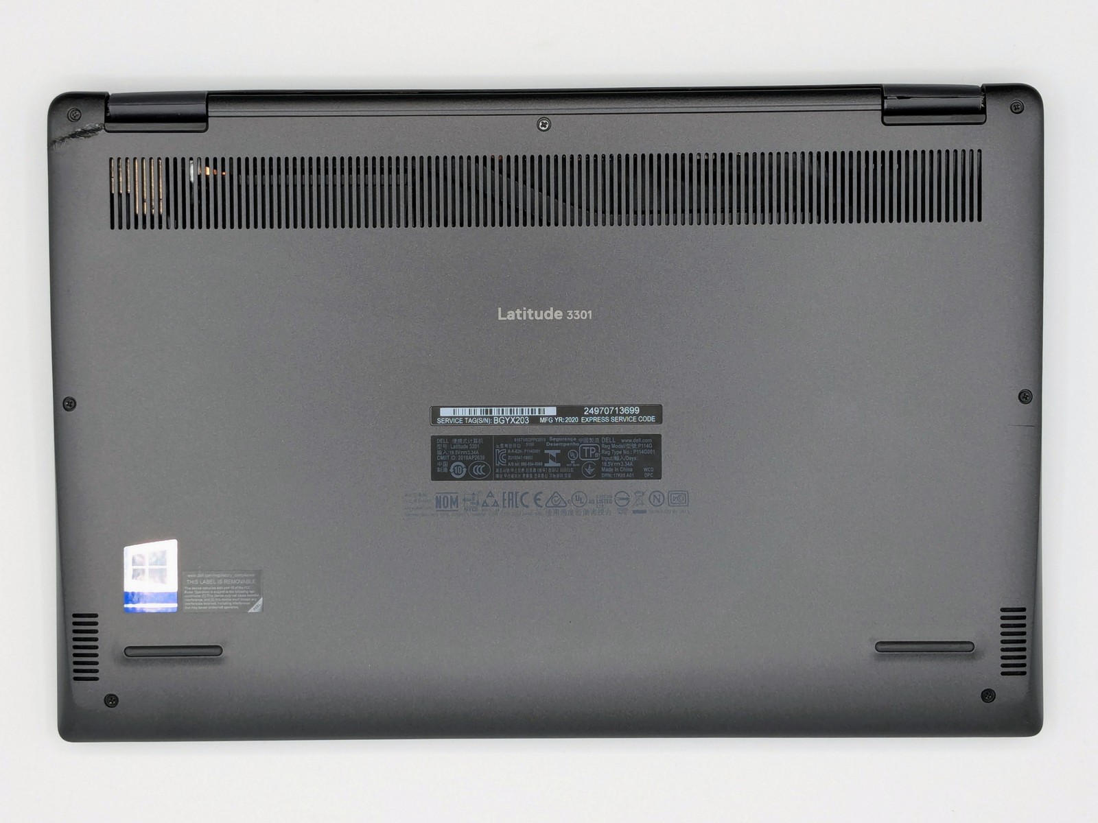 Dell Latitude 3301 FHD I3-8145U 4GB Webcam Motherboard Palmrest *READ*