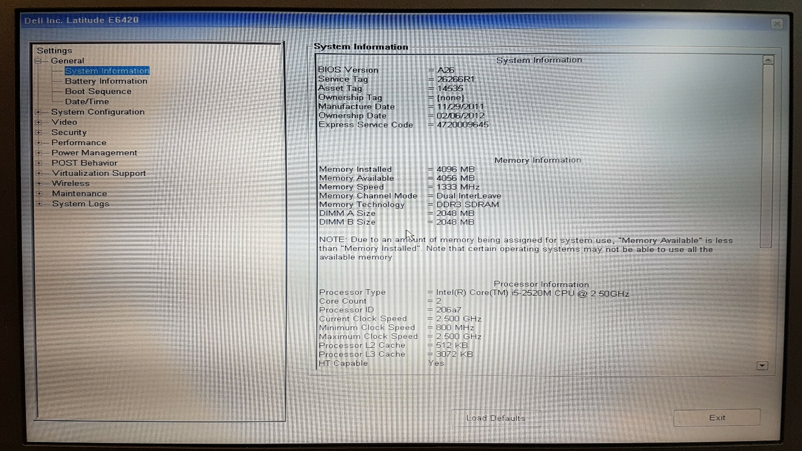 Dell Latitude E6420 14″ i5-2520M + 4GB + 500GB Windows 10 Pro TESTED