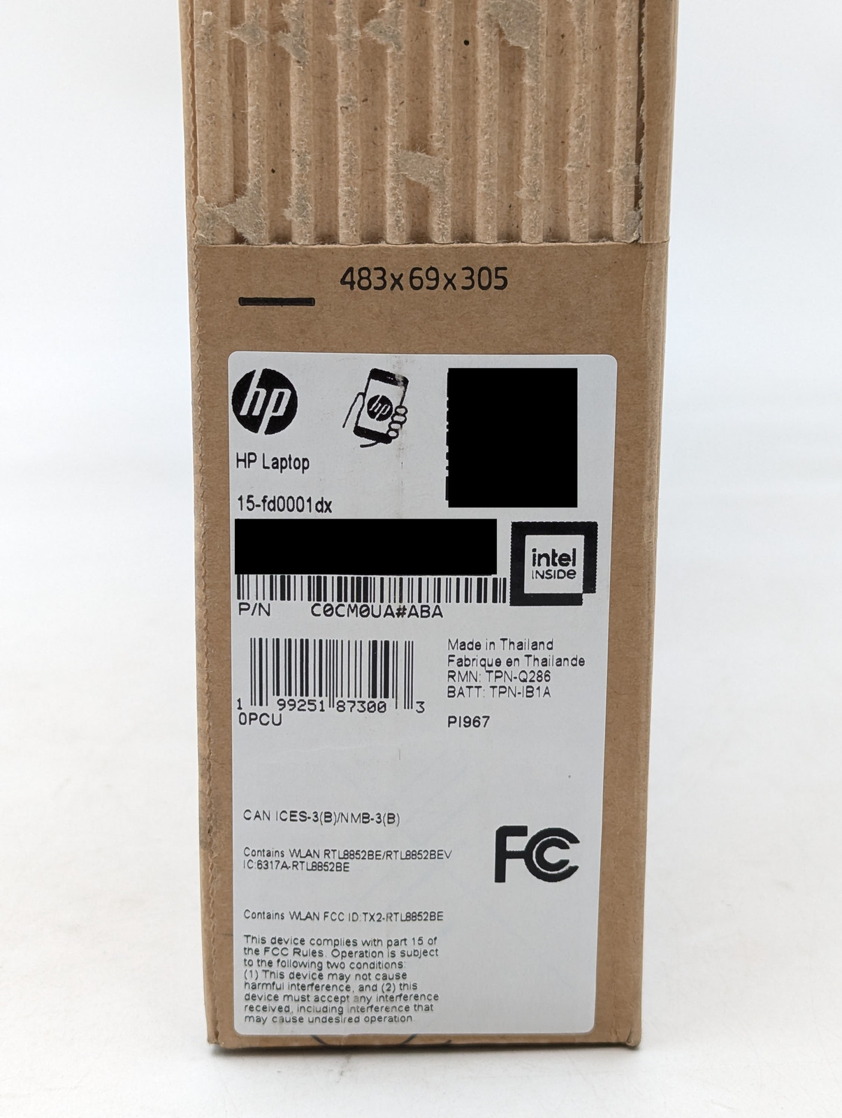 HP Laptop 15-fd0001dx 15.6″ Intel N100 4GB RAM 128GB UFS Windows 11