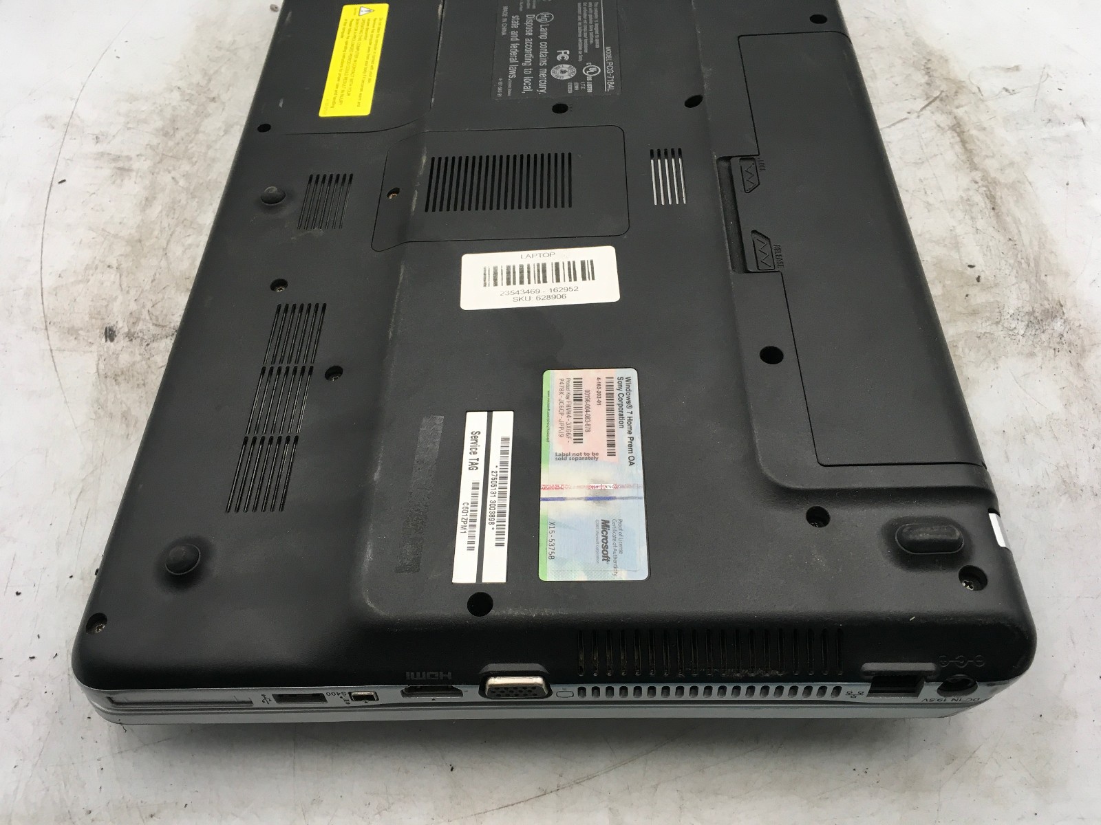 SONY VAIO VGN NW270F – FOR PARTS – Intel Core 2 Duo T6600 – 4GB RAM – READ – BB