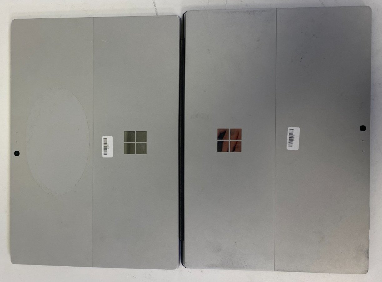 Lot of 2) Microsoft Surface Pro 4 i7-6650U 8GB RAM 256GB SSD Yellow Screen PARTS