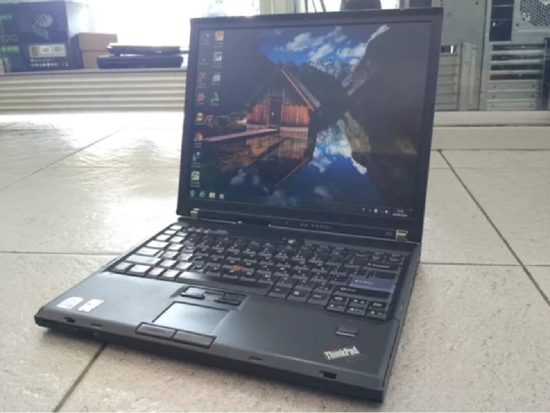 CLASSIC IBM T60 ✅THINKPAD✅ 14″ NOT WIDE! Win 7, MS Office,DVD READY 2 USE laptop