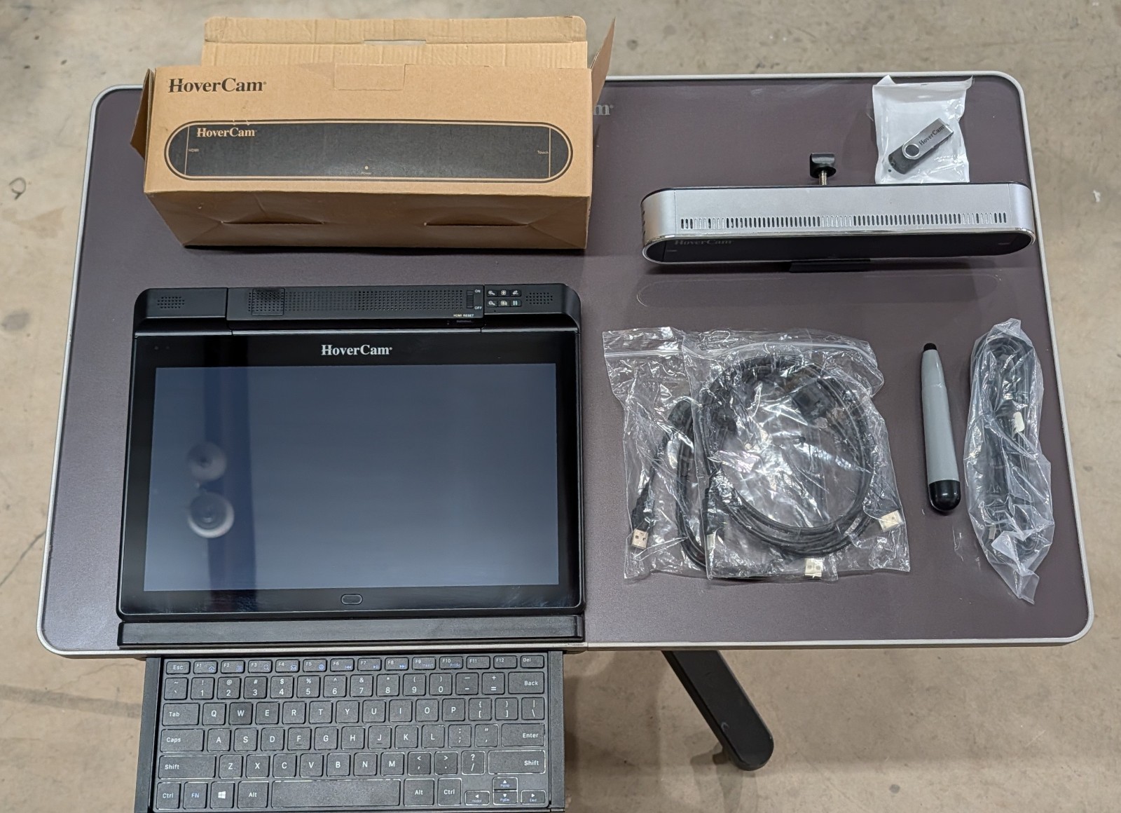HoverCam Pilot X Wireless Digital Teaching Station Podium & 13.3 Tablet *READ*