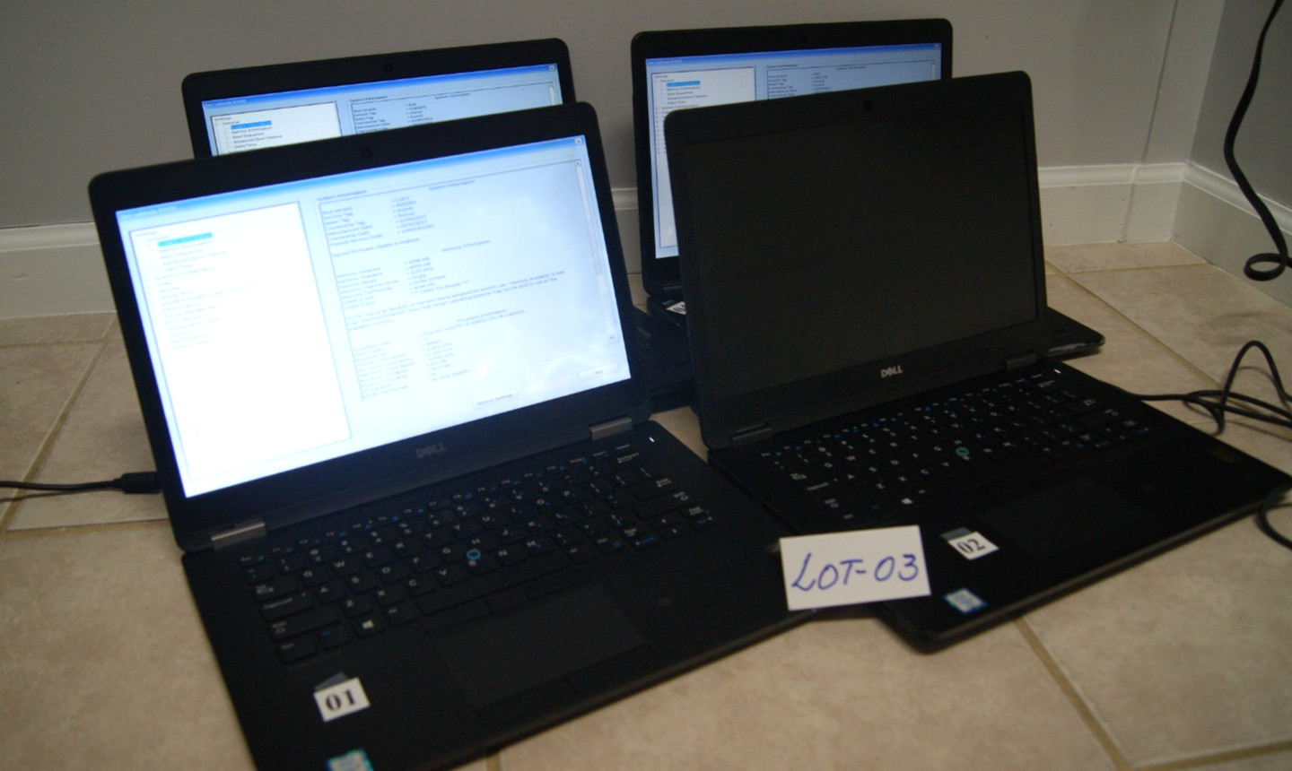 Lot of 2 Dell E7470 and 2 Dell E7450 Laptop for parts or repair AS-IS NO RETURN.
