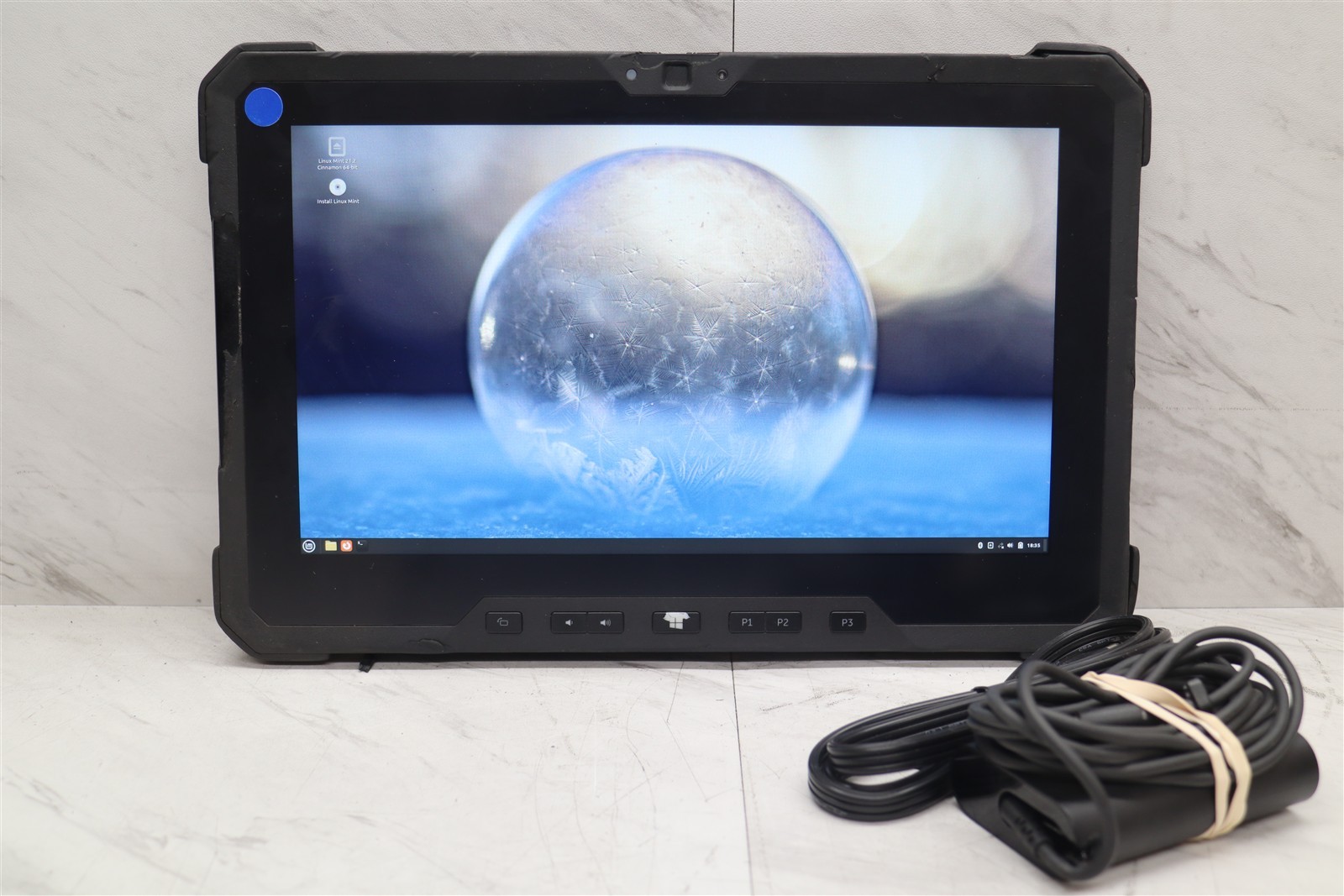 Dell Latitude 7212 Rugged Extreme Intel Core i5-7300U 8GB 128GB Tablet & Adapter