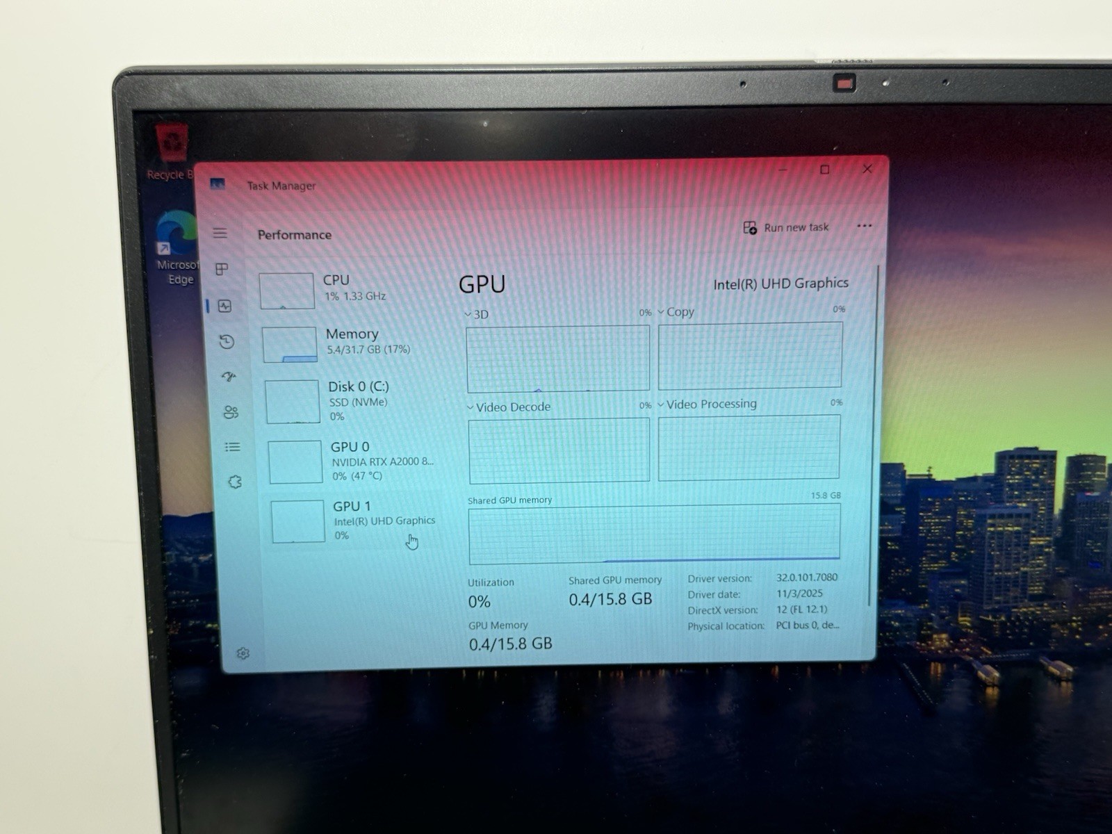 Dell Precision 7670 16″ i7-12850HX 32GB 512GB RTX A2000