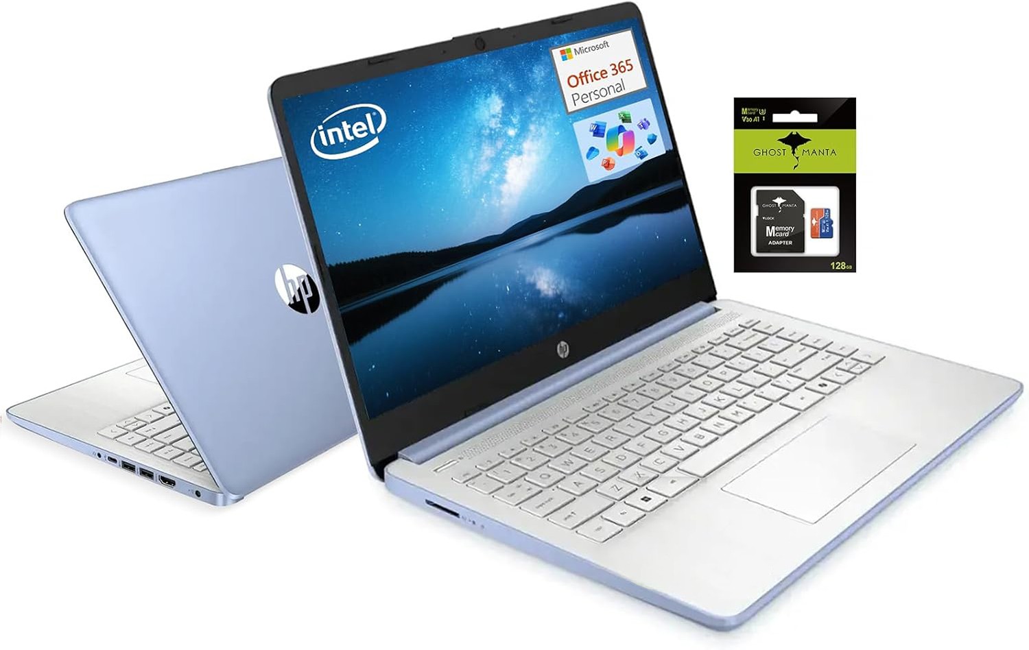 HP 14 Laptop office365 Copilot AI 4-Cores Intel N150 3.6GHz 16GB RAM 256GB Win11