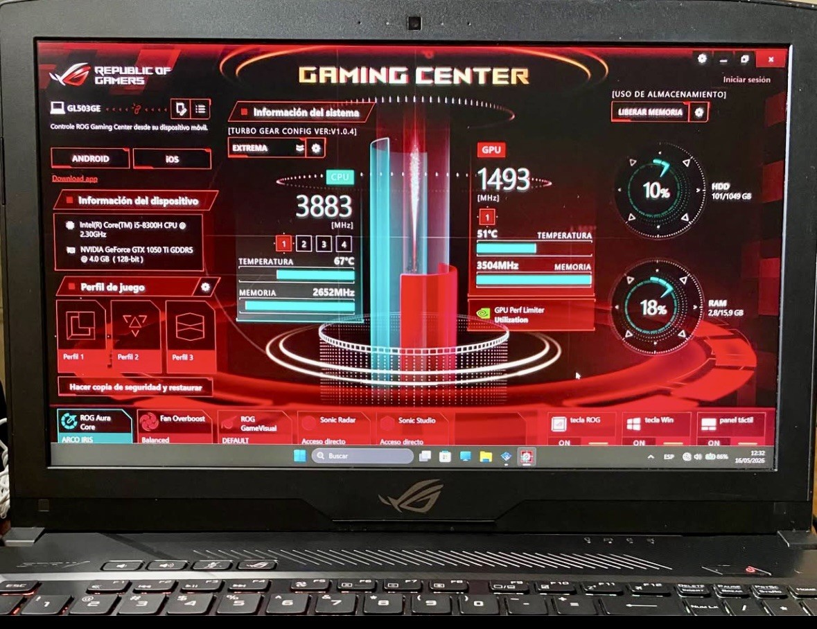 ASUS ROG Strix Hero Edition 503g