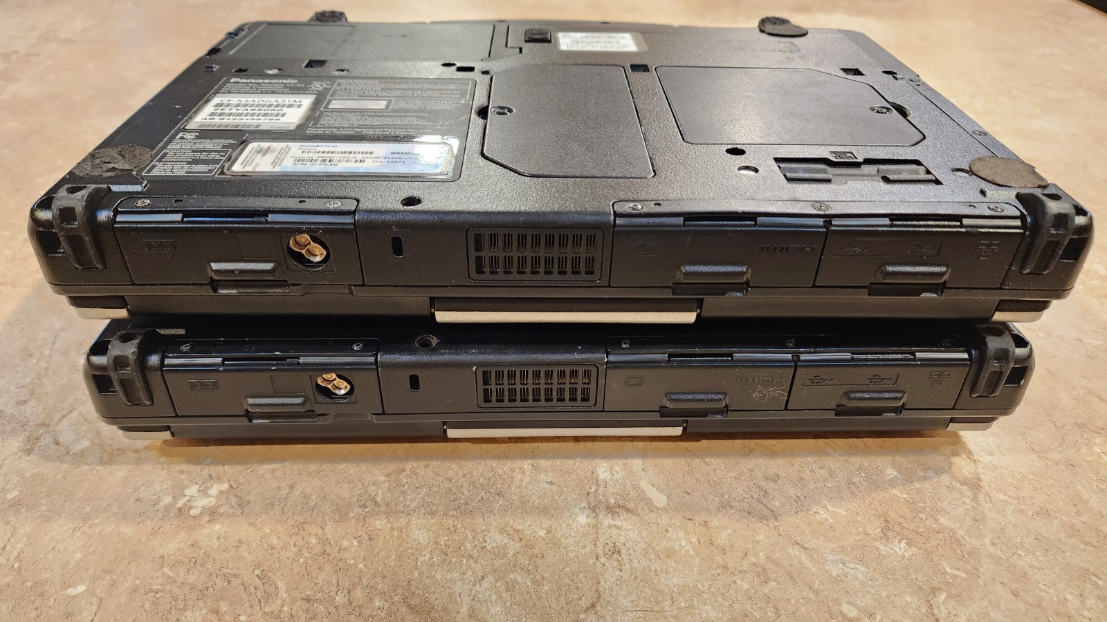 2x Lot Panasonic Toughbook CF-53 Rugged 14″ i5-2520M 16GB RAM Has HDD Caddy