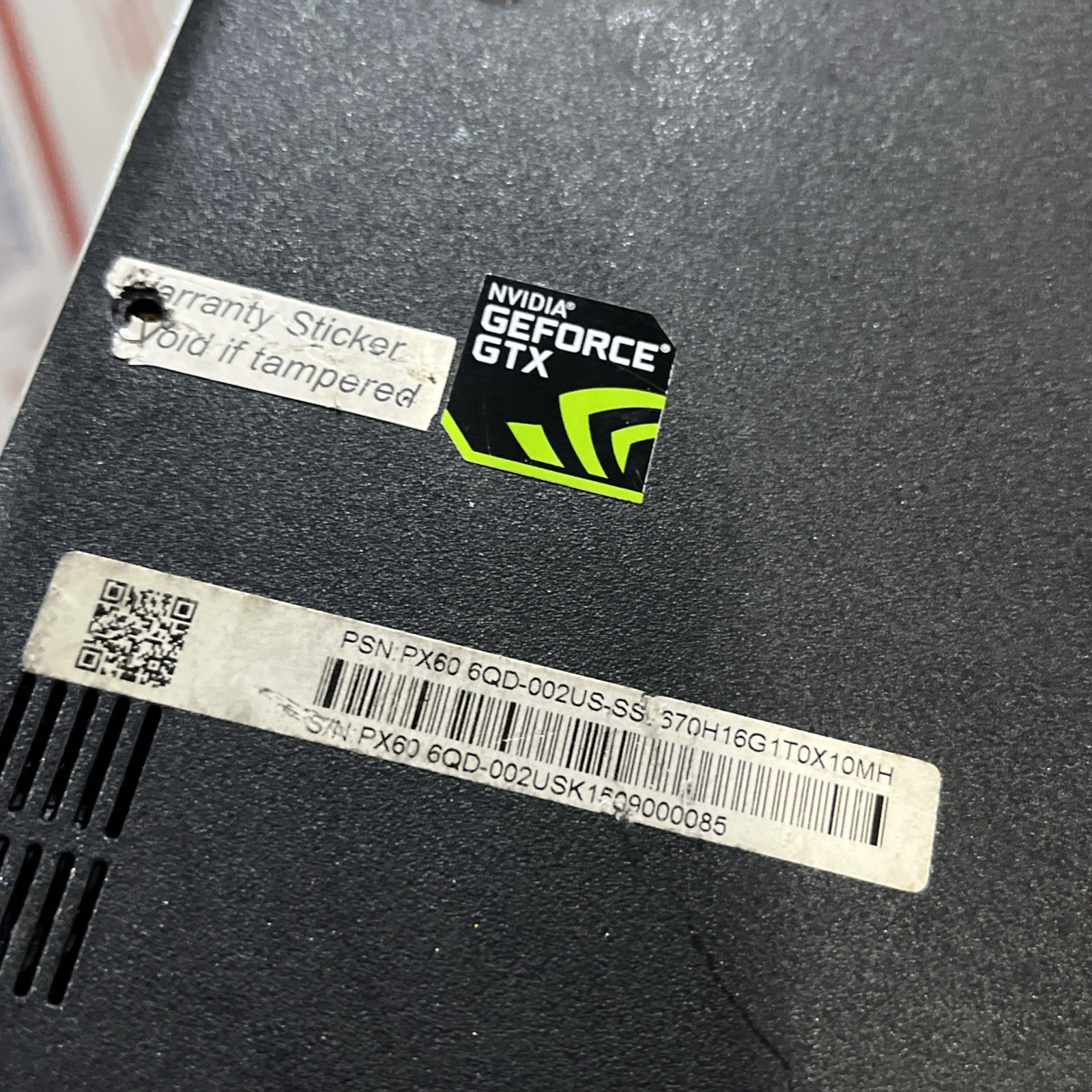 MSI MS-16H8 I7 8GB RAM NO HD