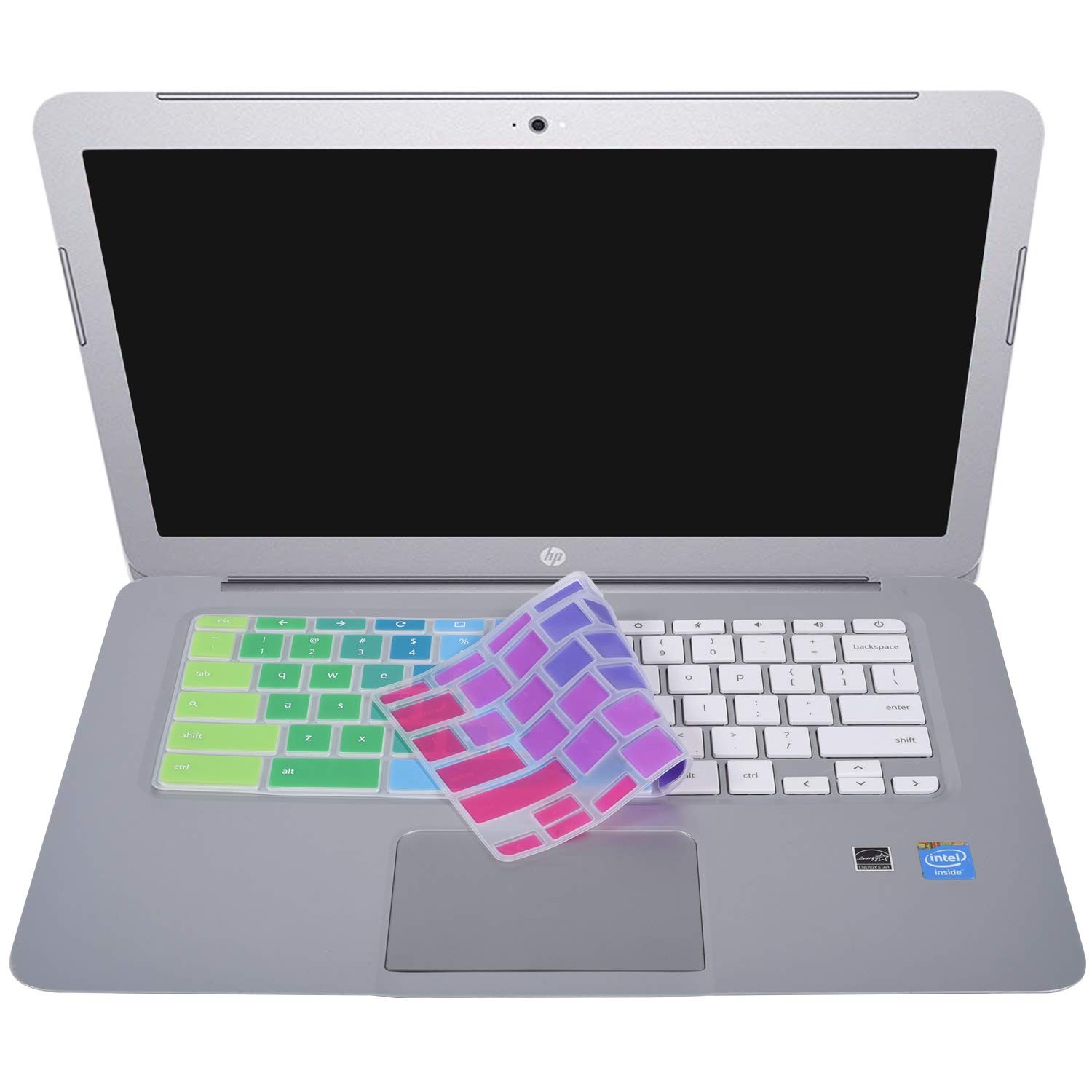 Colorful Keyboard Cover for HP 14 inch Chromebook 14a-na0226nr 14-db0020nr / Chr