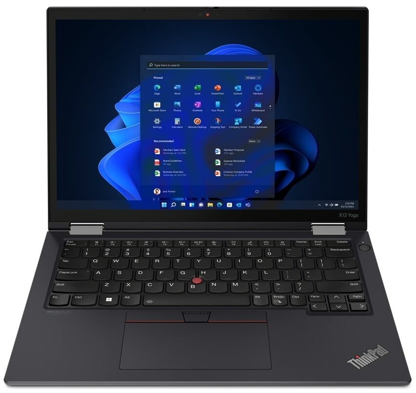 Lenovo ThinkPad X13 Yoga G3 13.3″ WUXGA Touch Intel i5-1245U 16GB 256GB SSD W11P