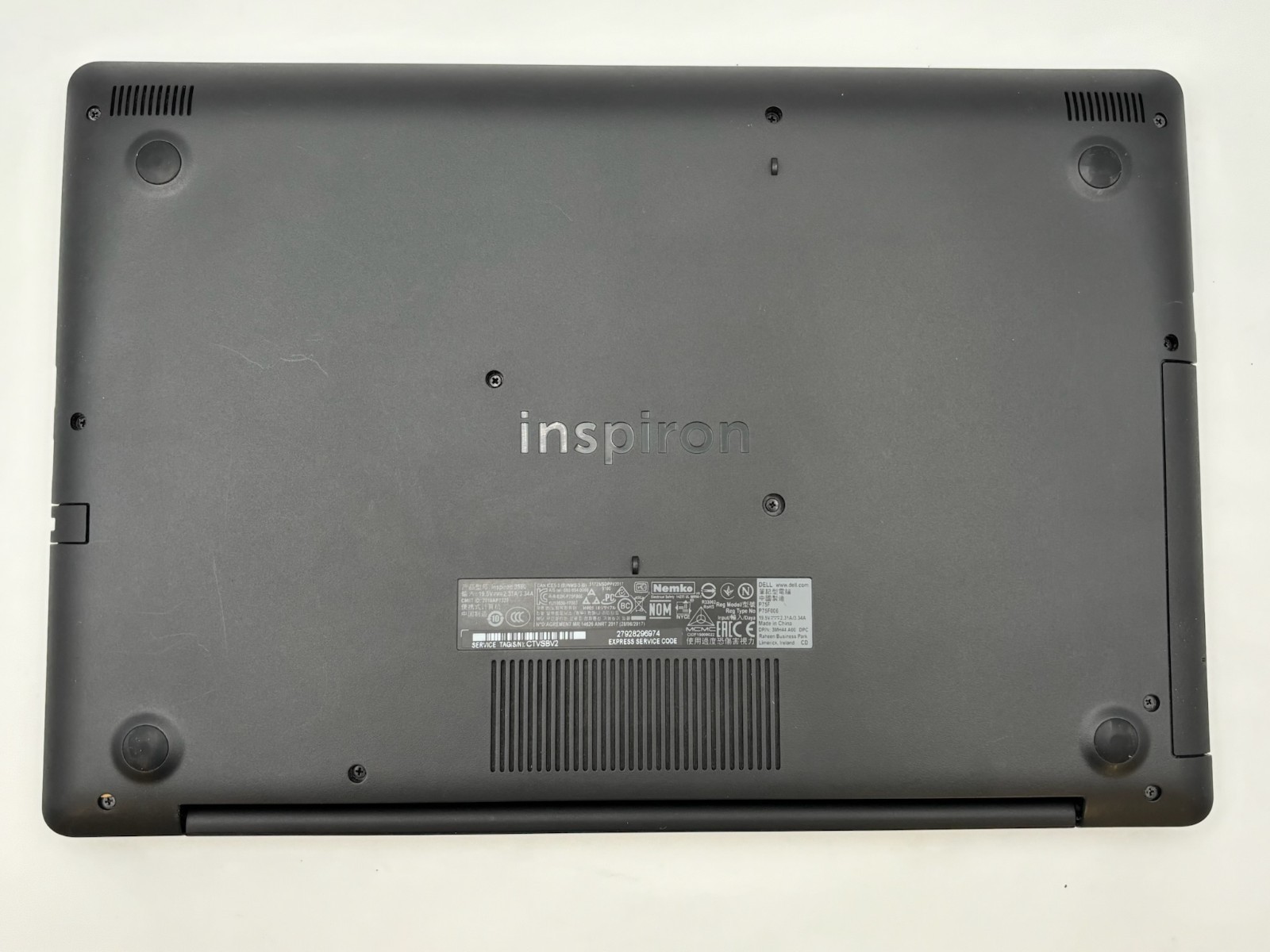 Dell Inspiron 3580 15.6″ 1 TB HDD 4 GB RAM i3-8145U Windows 10 Home