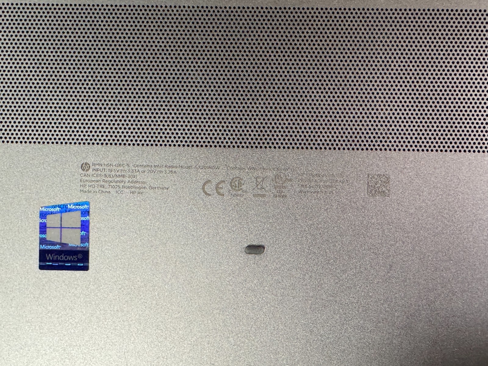HP EliteBook 850 G7 i5-10210U 8GB DDR4 NO HDD / NO OS / NO Charger, Broken Key