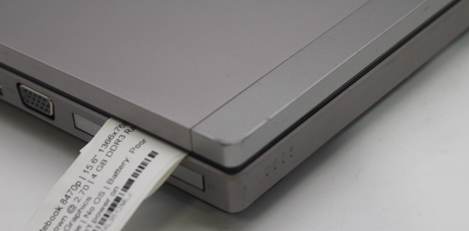 HP EliteBook 8470p i5 series@2.7GHz 4GB RAM NO Storage/OS *PARTS/REPAIR*READ*