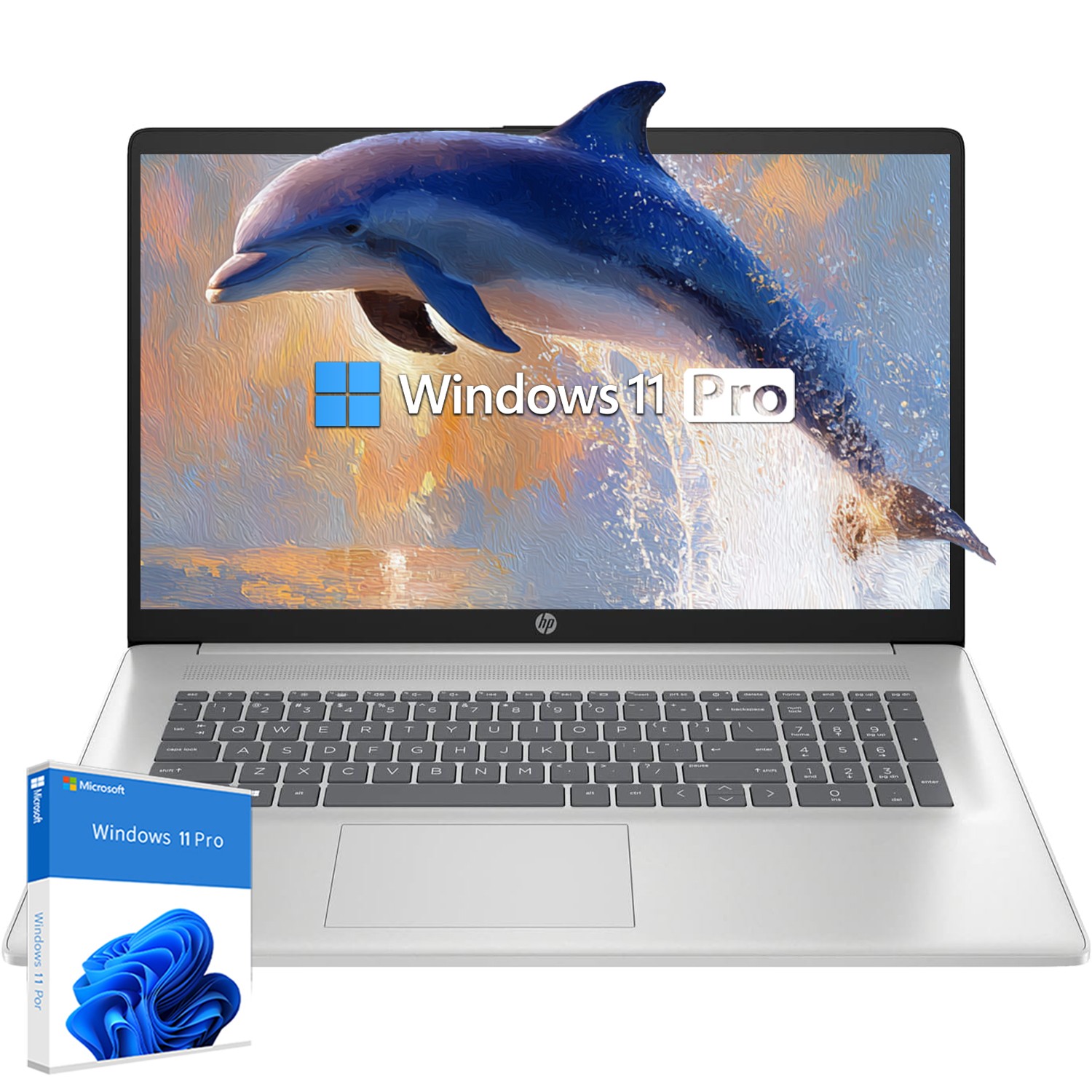 📍HP 17″ HD AI Laptop Core Ultra 7 255U UpTo 64GB RAM 4TB Win11Pro Touch Backlit