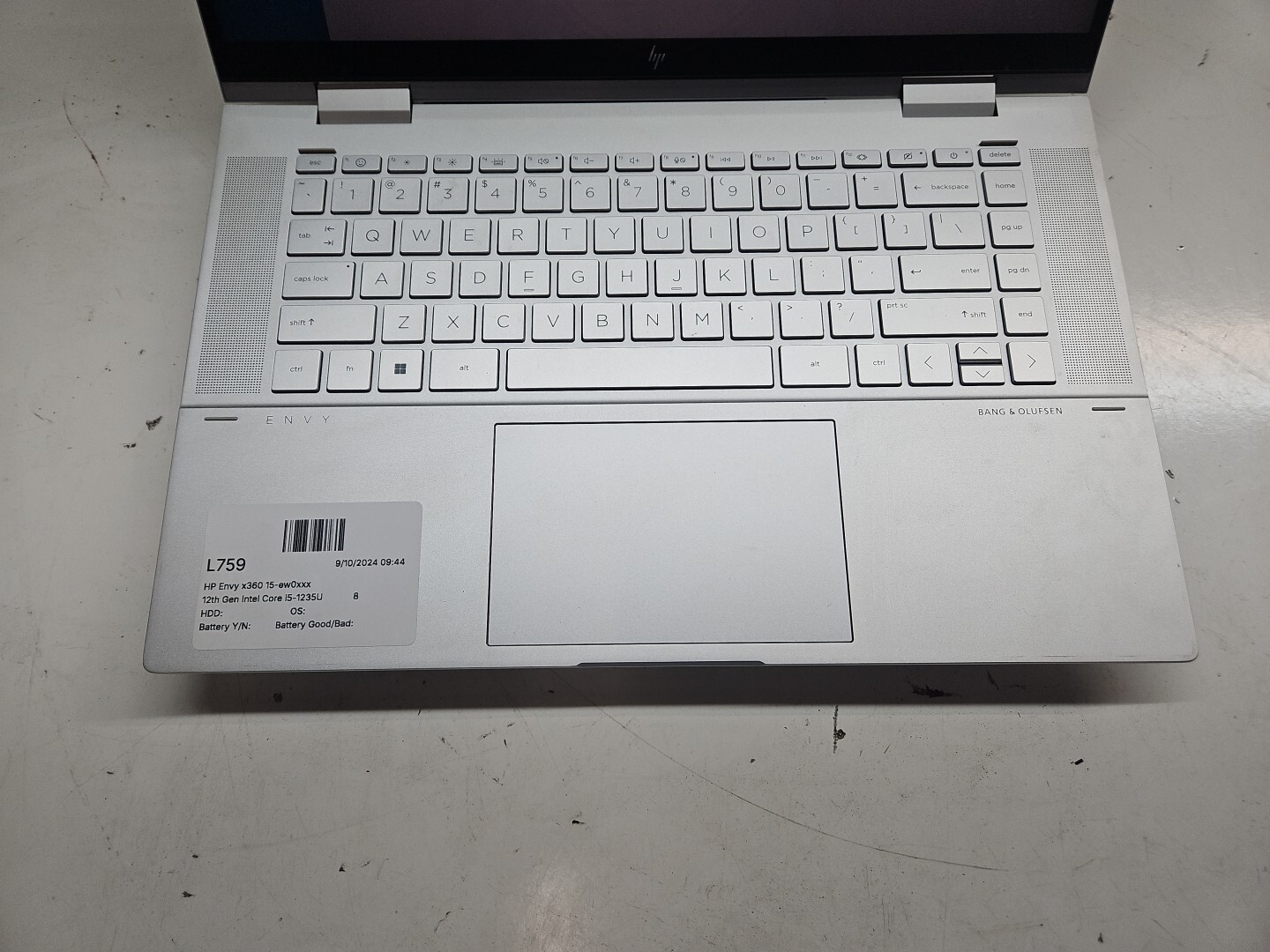 HP Envy x360 15-ew0013dx Intel Core i5-1235U 8GB Windows 11 256GB SSD READ