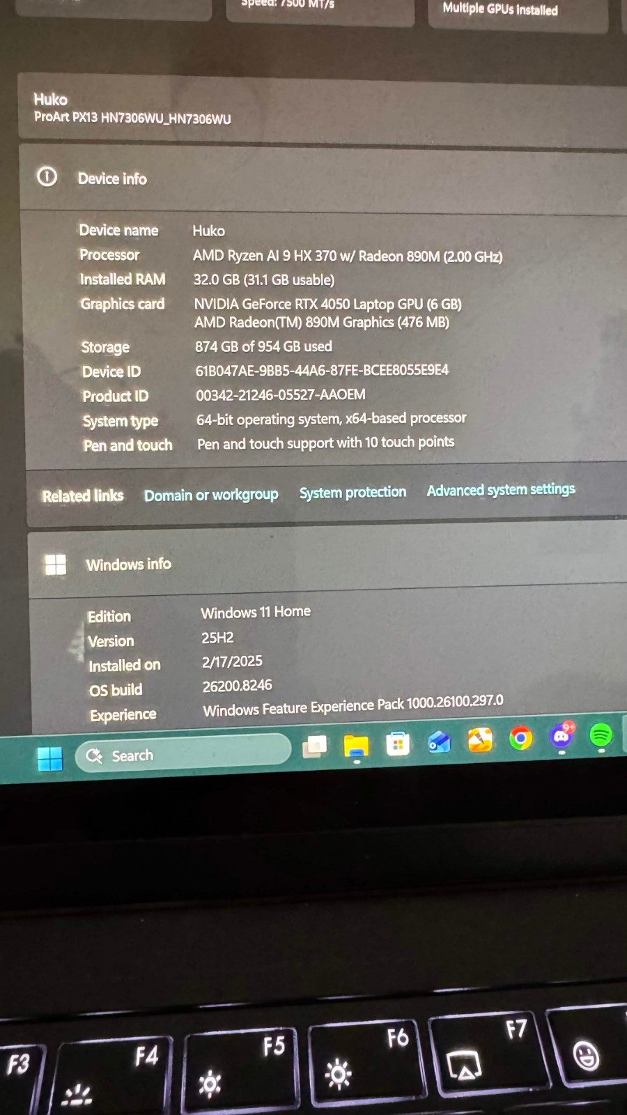 ASUS ProArt PX13 13.3″ 3K OLED Touch 2-in-1 – Ryzen AI 9 HX 370 RTX4050 32GB 1TB