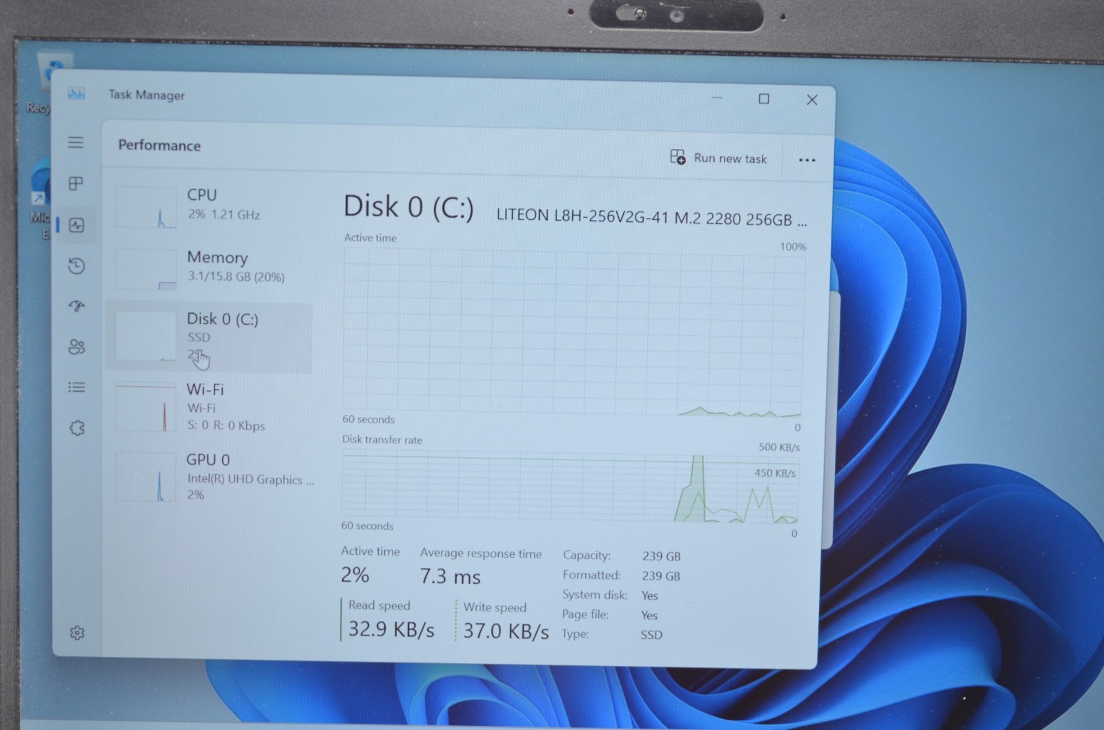 Dell Latitude 5401 14″ i5 9400H 16GB RAM 256GB NVMe SSD Windows 11 Pro Grade C