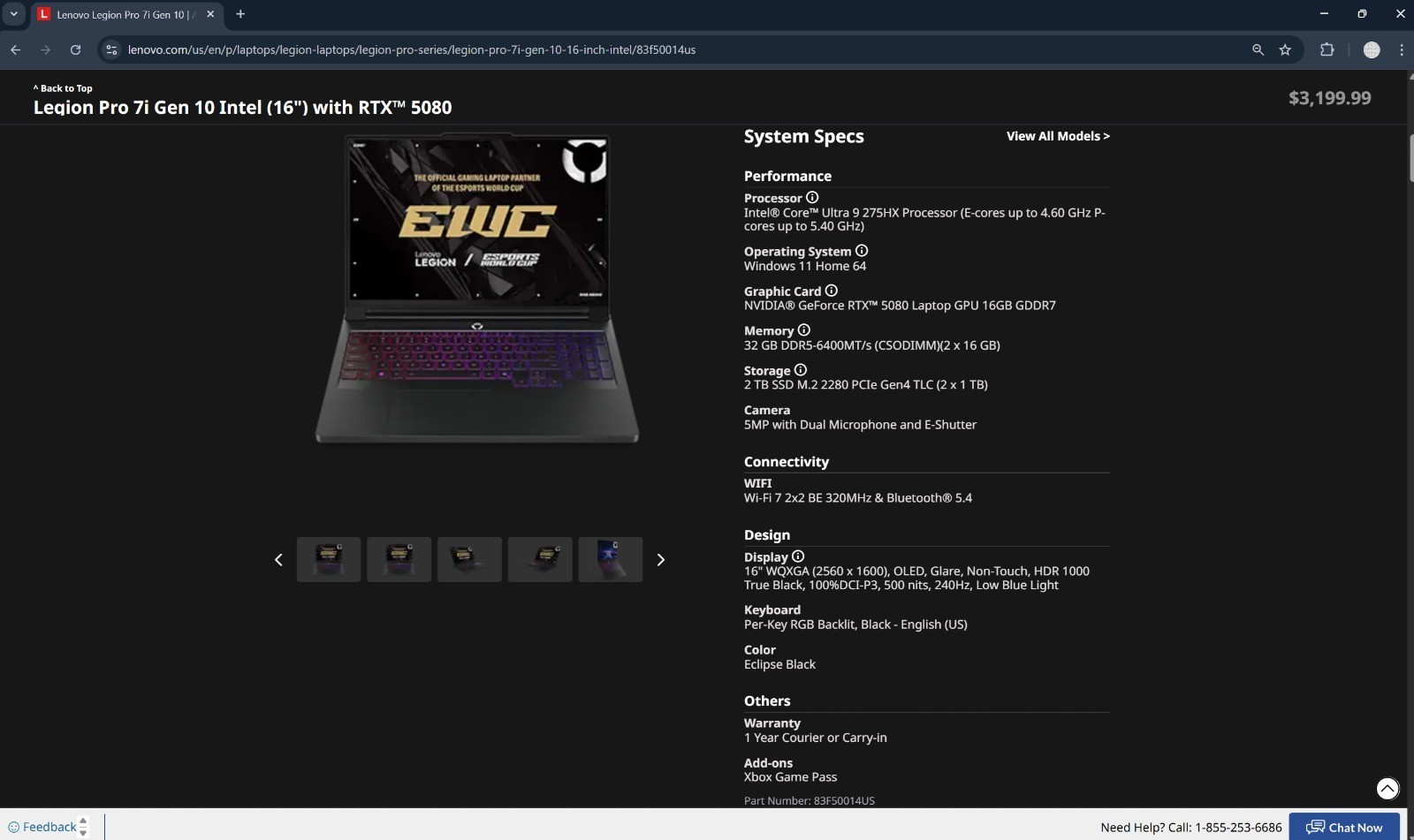 Lenovo Legion 7i Pro Gen 10