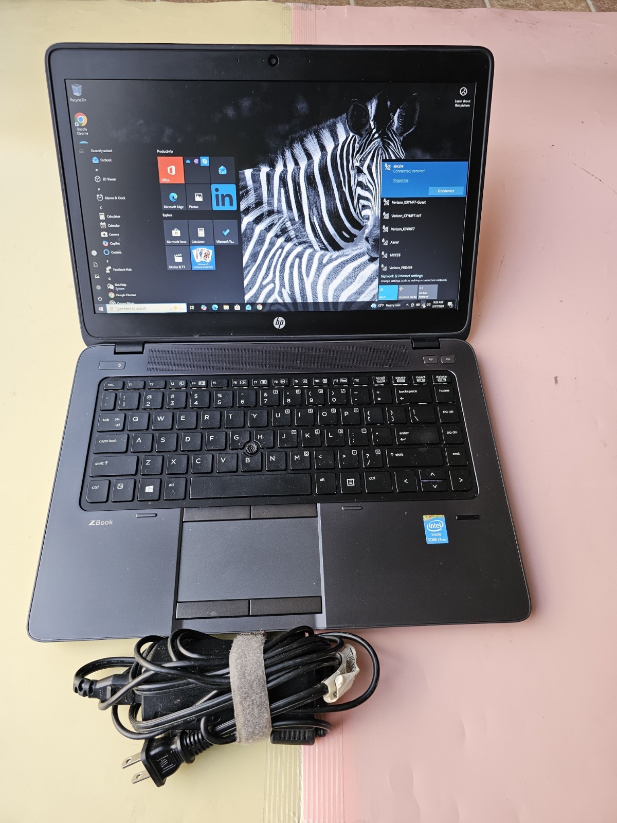 HP ZBook 14 Intel Core i7-4600U 16GB RAM 750GB HDD WEBCAM BACKLIT 1600X900