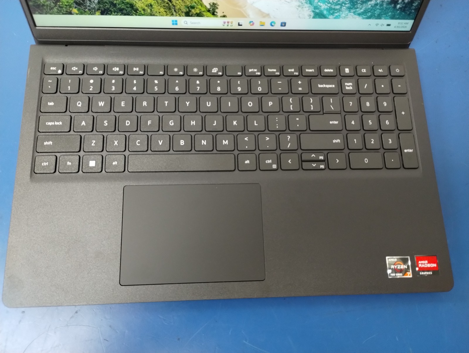 DELL 15 DC15255 G8MK9, AMD Ryzen 7 7730U, 2.00 GHz, 16 GB RAM, 512 GB NVMe SSD