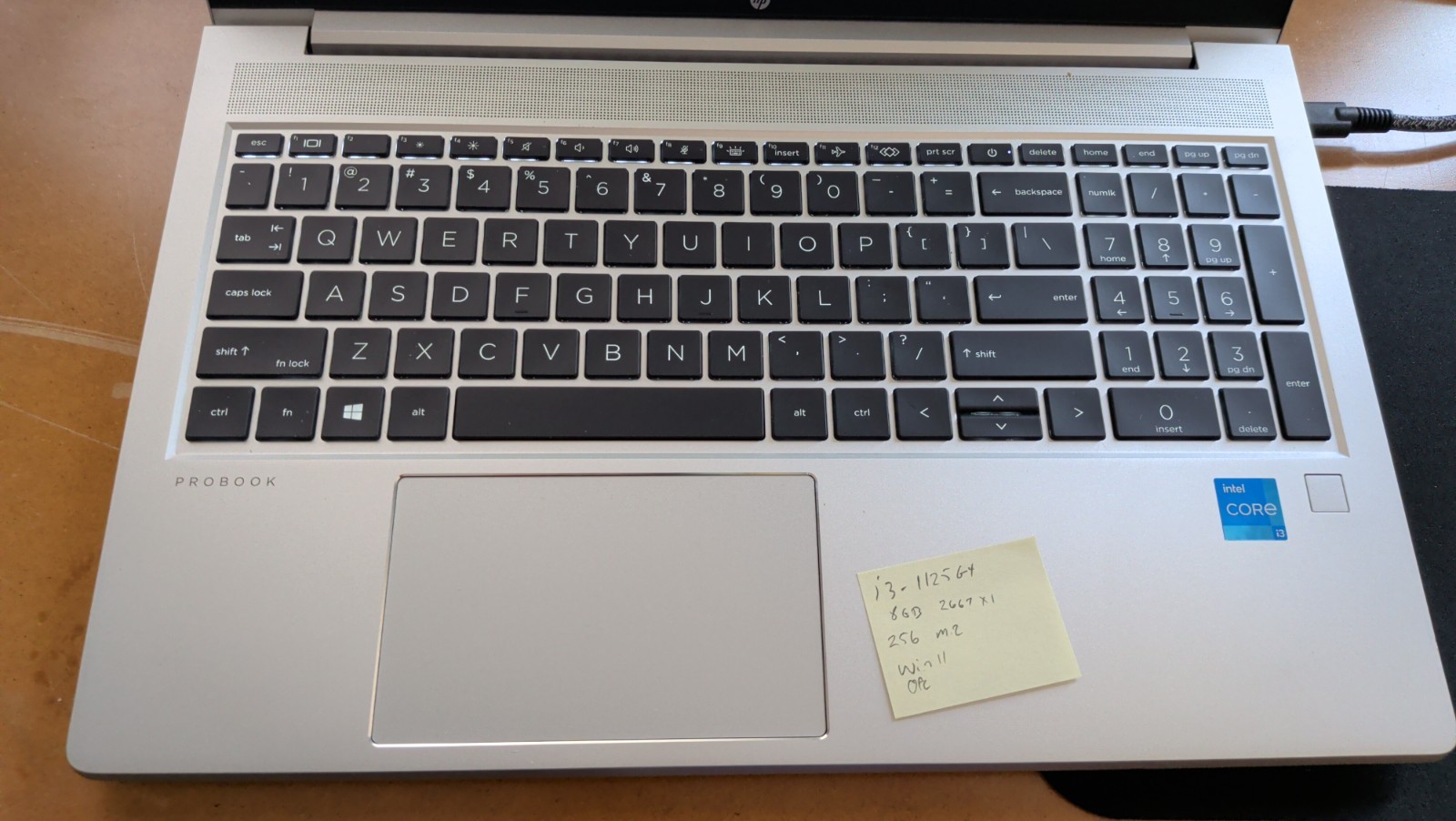 HP ProBook 650 G8 15.6″ (256GB SSD, Intel Core i3 1125G4 3.7 GHz, 8gb)