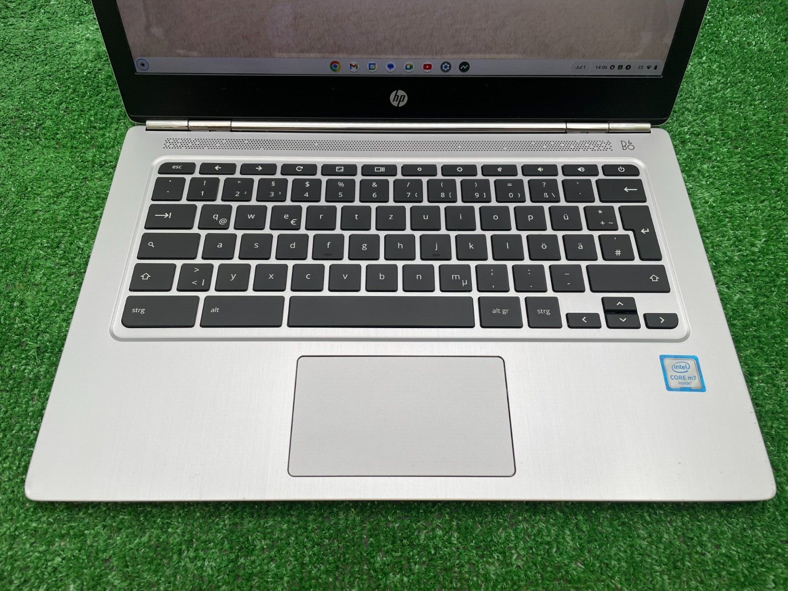 Used HP Chromebook 13 G1 Laptop Intel m7-6Y75 1.20GHz / 16GB RAM / 32GB SSD NT